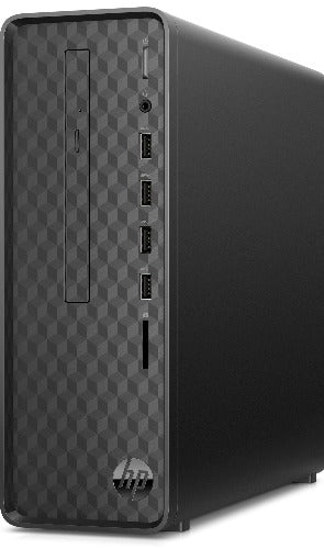 HP Slimline S01-pF0115t Tower Desktop, Intel Pentium Gold G5420, 3.80GHz, 8GB RAM, 1TB HDD, 128GB SSD, Win10H - 3UQ80AA#ABA