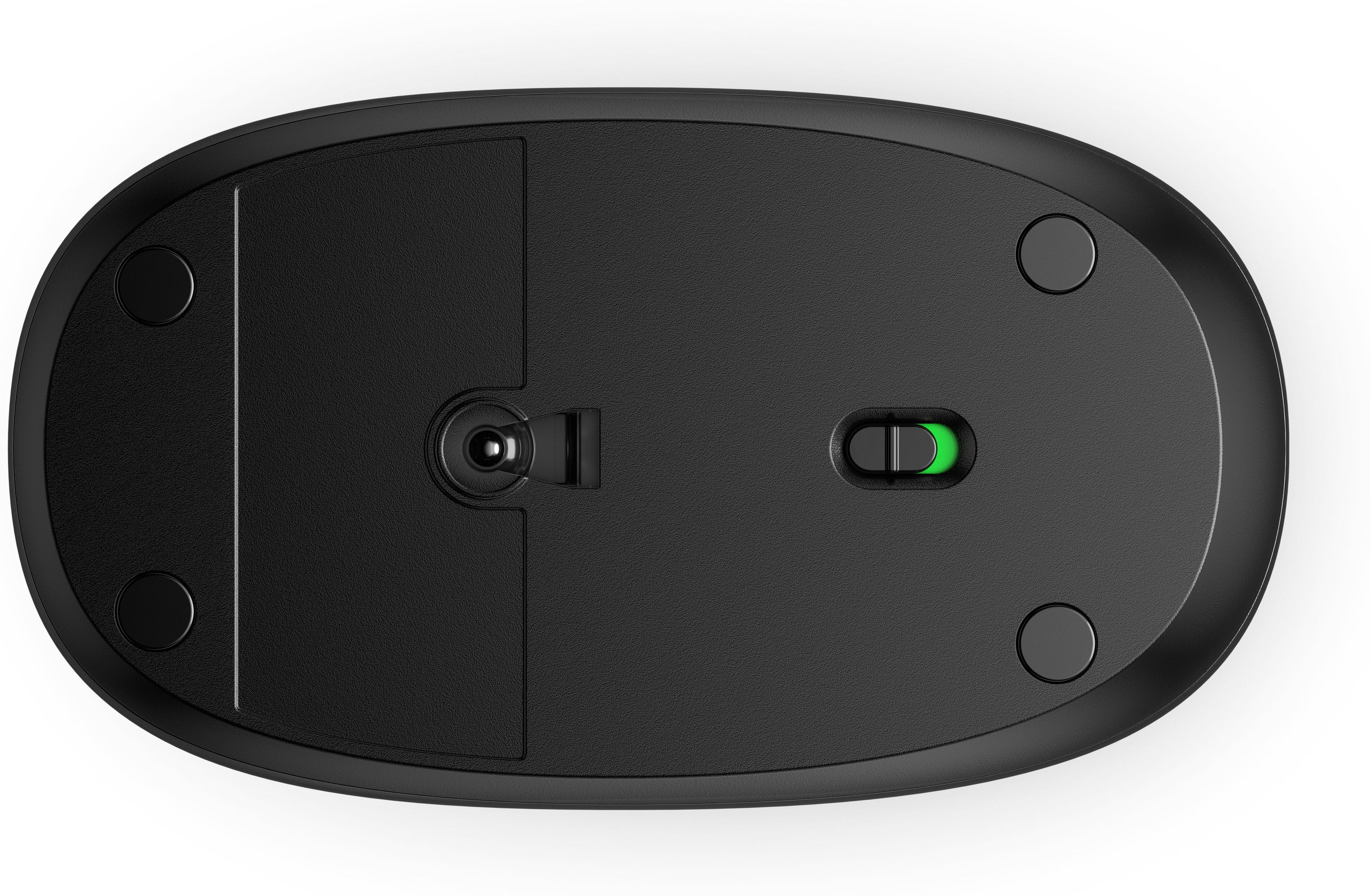 HP 240 Bluetooth Mouse, Red Optical, 3 Buttons, 1600 dpi, Scroll Wheel, Jet Black - 3V0G9AA#ABA