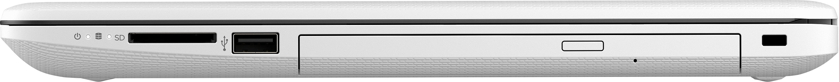 HP 15-db0071nr 15.6" HD (Non-Touch) Notebook, AMD A9-9425, 3.10GHz, 4GB RAM, 1TB SATA, Windows 10 Home 64 Bit, Snow white - 3VN19UA#ABA
