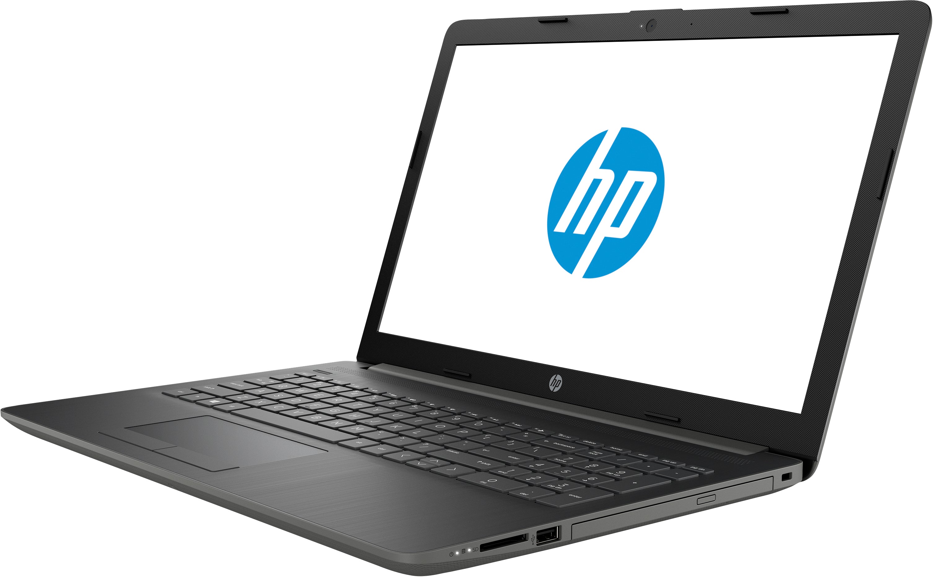 HP 15-db0072nr 15.6" HD (Non-Touch) Notebook, AMD A9-9425, 3.10GHz, 4GB RAM, 1TB SATA, Windows 10 Home 64 Bit, Smoke Gray & Ash Silver- 3VN23UA#ABA
