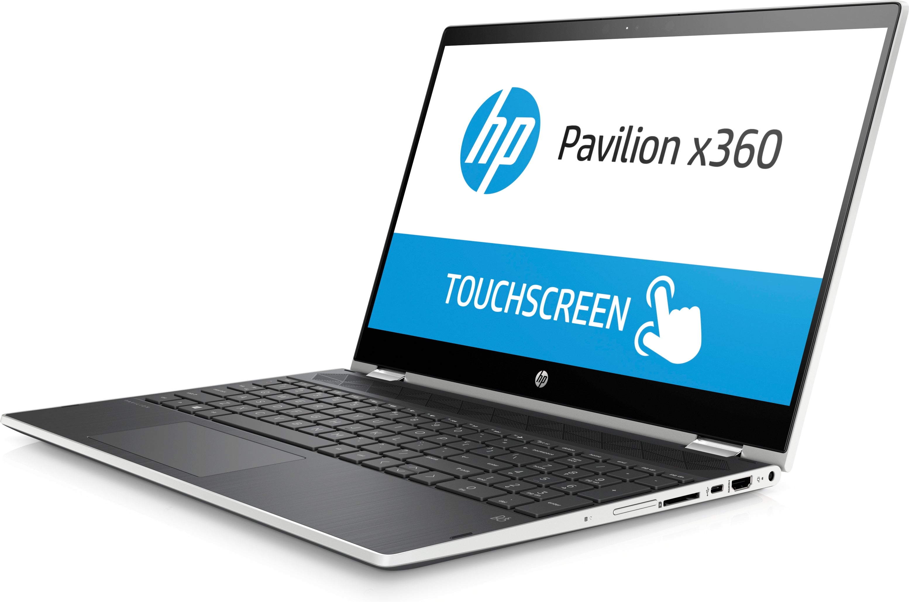 HP Pavilion X360 15-cr0010nr 15.6" FHD (Touchscreen) Convertible Notebook, Intel Core i5-8250U, 1.60GHz, 8GB RAM, 1TB HDD, Windows 10 Home 64-Bit- 3WF01UA#ABA