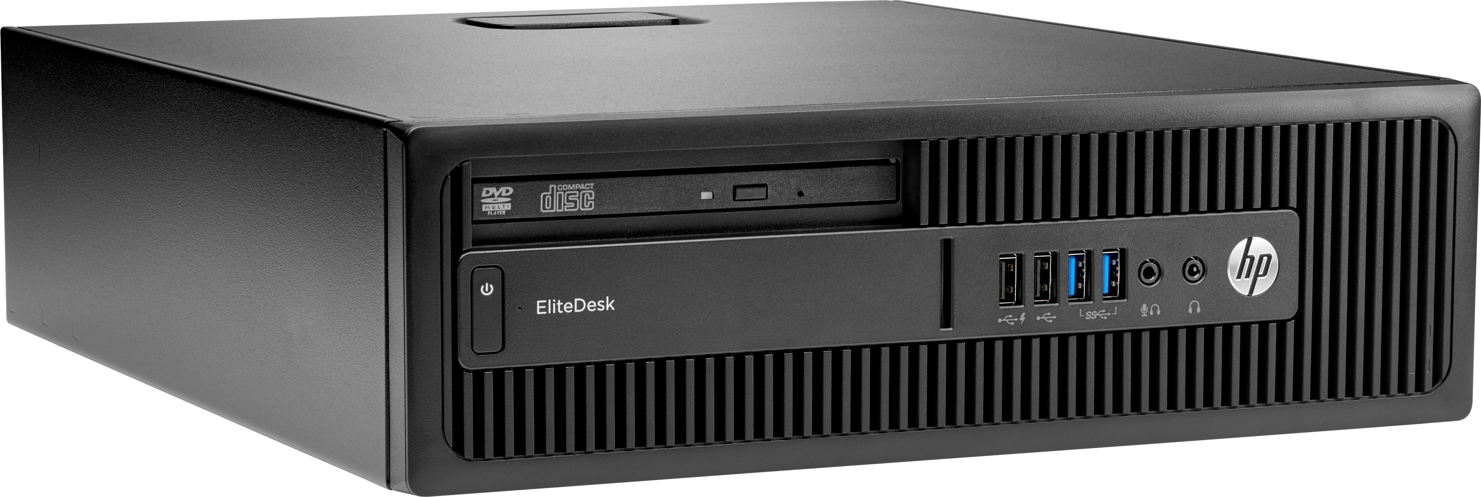 HP EliteDesk 705-G3  SFF Desktop PC, AMD:A10-8770, 3.50GHz, 8GB RAM, 128GB SSD, Windows 10 Pro 64-Bit - 3XL94U8#ABA