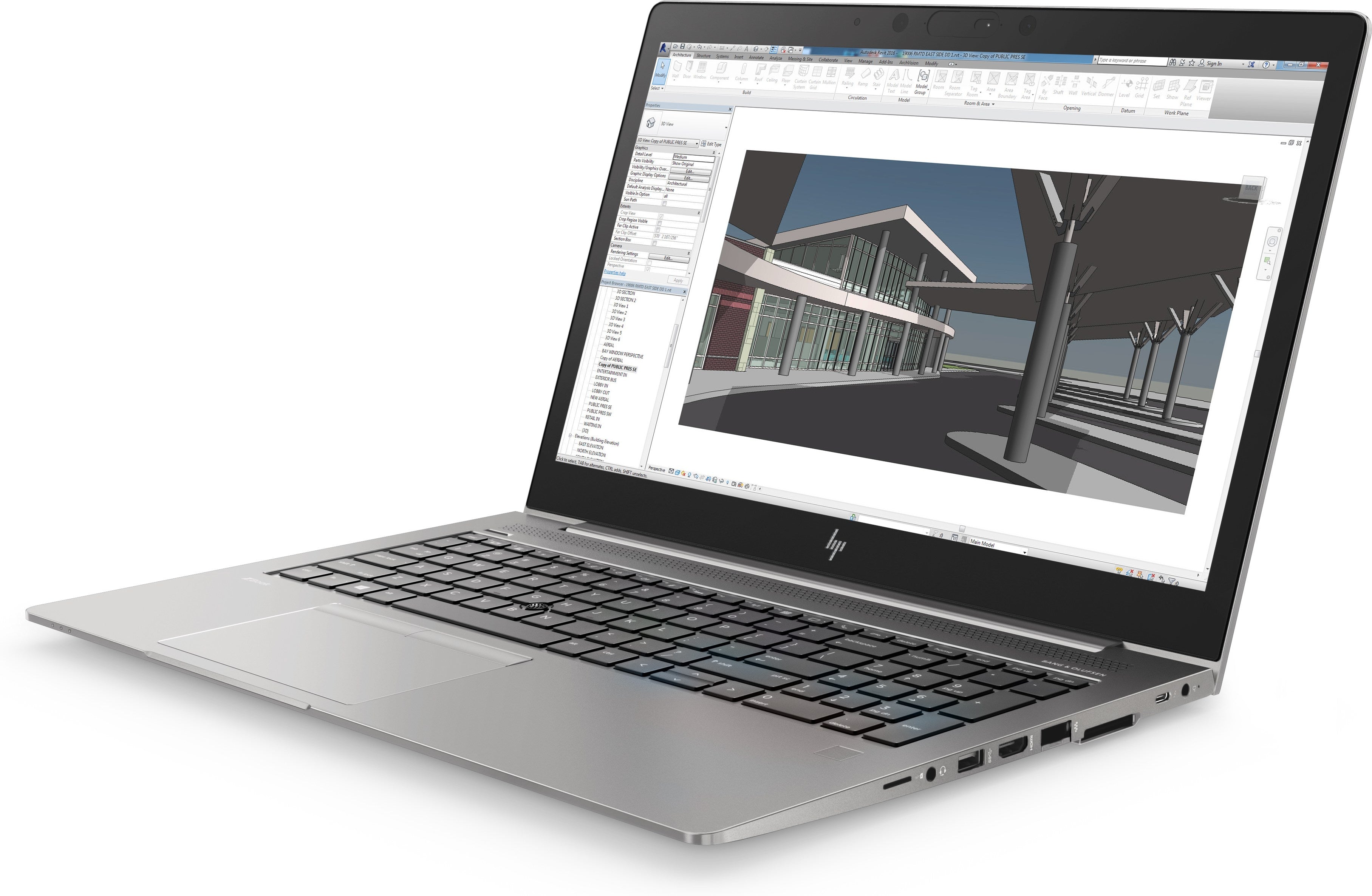 HP Zbook 15u G5 15.6" FHD (Non-Touch) Mobile Workstation, Intel Core i5-7200U, 2.50GHz, 8GB RAM, 256GB SSD, Windows 10 Pro 64-Bit - 3YW58UT#ABA