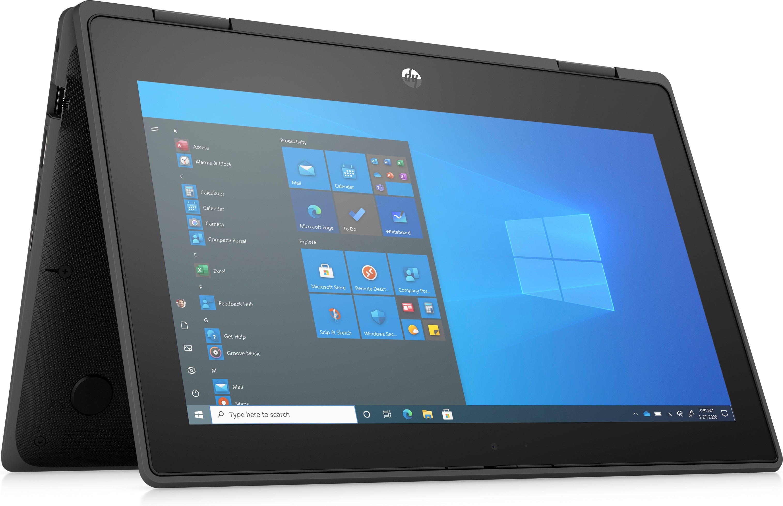 HP ProBook x360 11 G7 11.6" HD EE Convertible Notebook, Intel Celeron N5100, 1.10GHz, 4GB RAM, 64GB eMMC, Win10P - 3N8P9UT#ABA