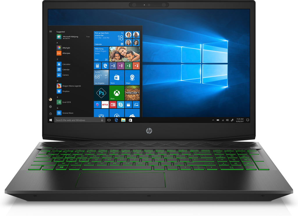 HP Pavilion 15-cx0040nr 15.6" Full HD (Non-Touch) Gaming Notebook, Intel Core i5-8300H, 2.30GHz, 8GB RAM, 1TB SATA, 128GB SSD, Window 10 Home 64-Bit - 3ZF47UA#ABA (Certified Refurbished)