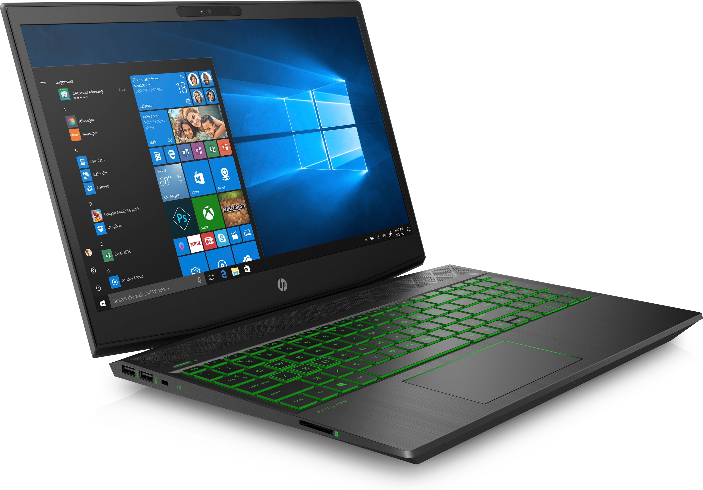 HP Pavilion 15-cx0040nr 15.6" Full HD (Non-Touch) Gaming Notebook, Intel Core i5-8300H, 2.30GHz, 8GB RAM, 1TB SATA, 128GB SSD, Window 10 Home 64-Bit - 3ZF47UA#ABA (Certified Refurbished)