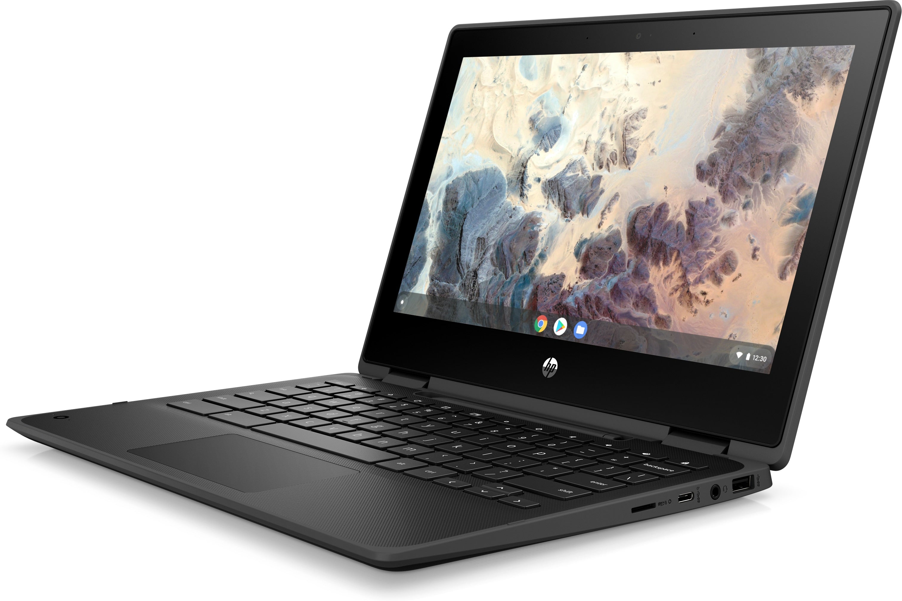 HP x360 11 G4 EE 11.6" HD Convertible Chromebook, Intel Celeron N5100, 1.10GHz, 8GB RAM, 32GB eMMC, Chrome OS - 3V0G6UT#ABA