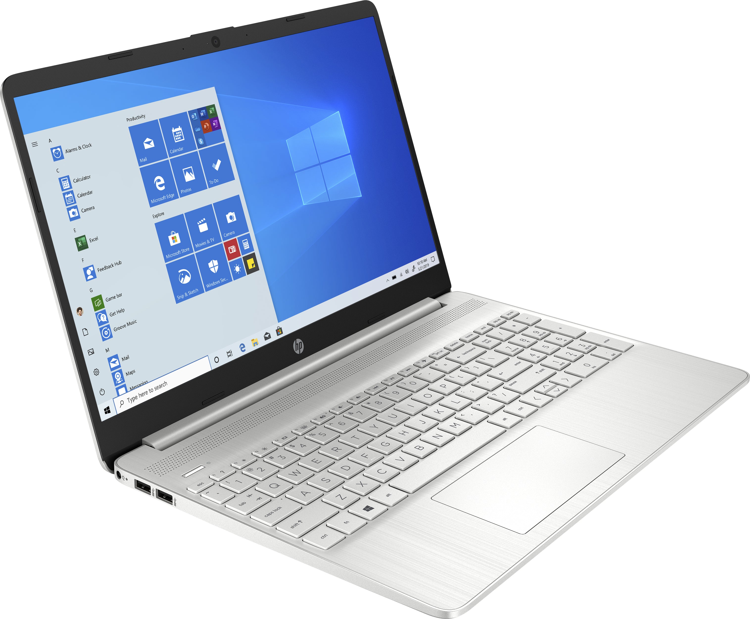 HP 15-dy2005tg 15.6" HD Laptop, Intel Pentium Gold 7505, 2.0GHz, 8GB RAM, 256GB SSD, Win10HS -446R4UA#ABA (Certified Refurbished)