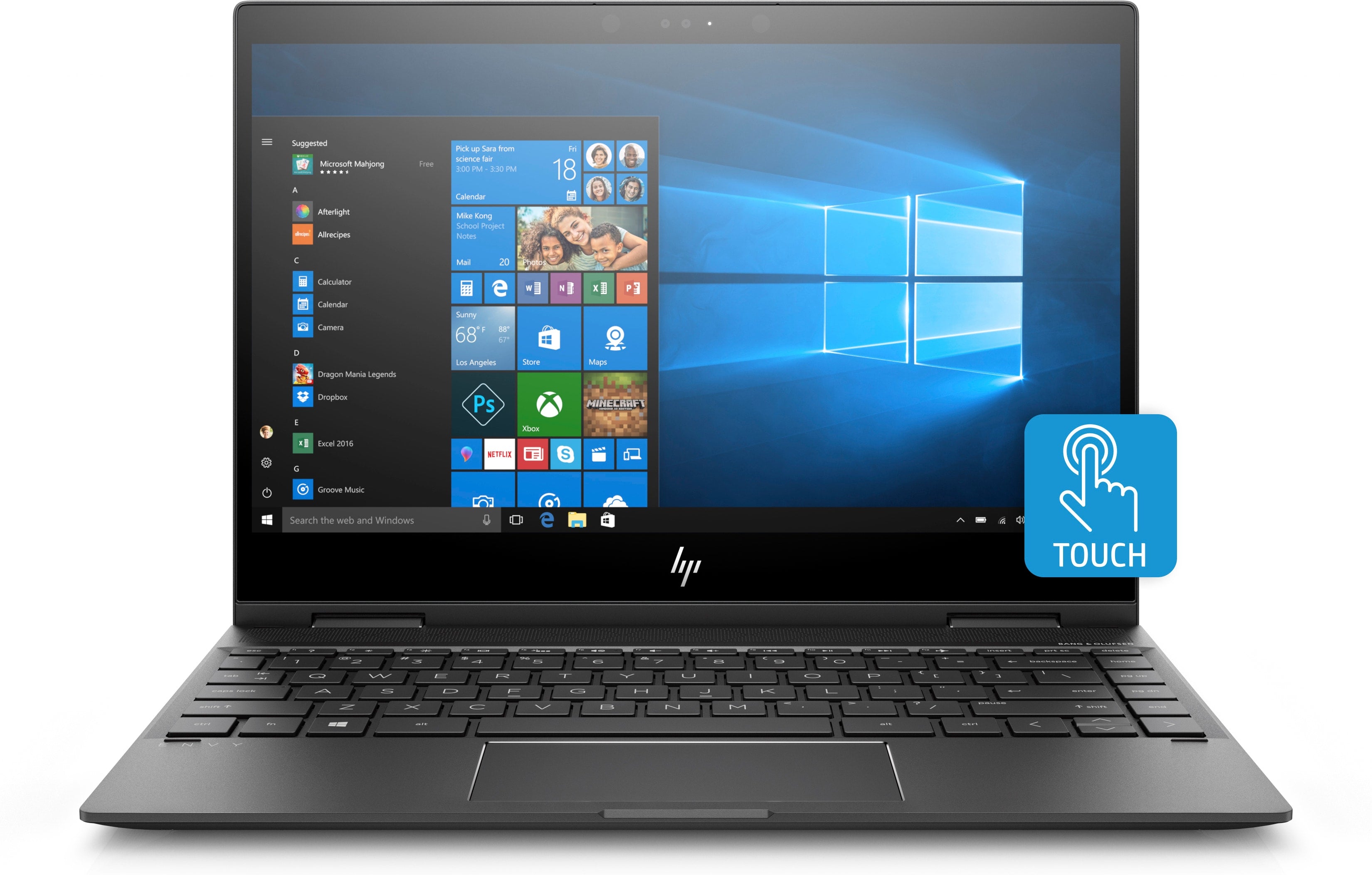 HP Envy X360 13m-ag0002dx 13.3" Full HD Touch Notebook AMD Ryzen 7 8GB RAM 256GB SSD Windows 10 Home - 4AC54UA#ABA (Certified Refurbished)