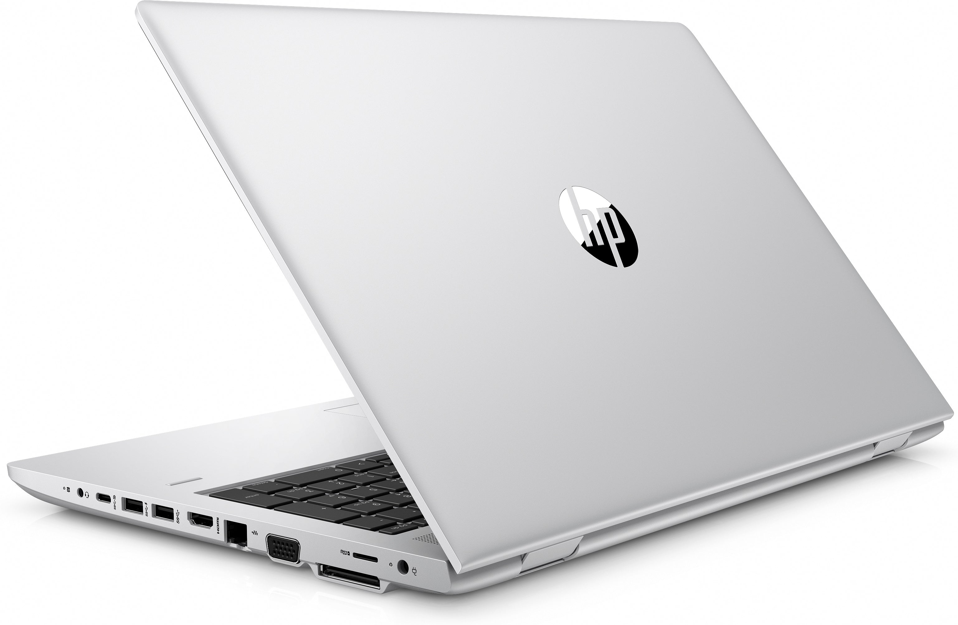 HP ProBook 650-G4 15.6" HD (Non-Touch) Notebook PC, Intel Core i7-8650U, 1.90GHz, 16GB RAM, 256GB SSD, Windows 10 Pro 64-Bit - 7KW07U8#ABA