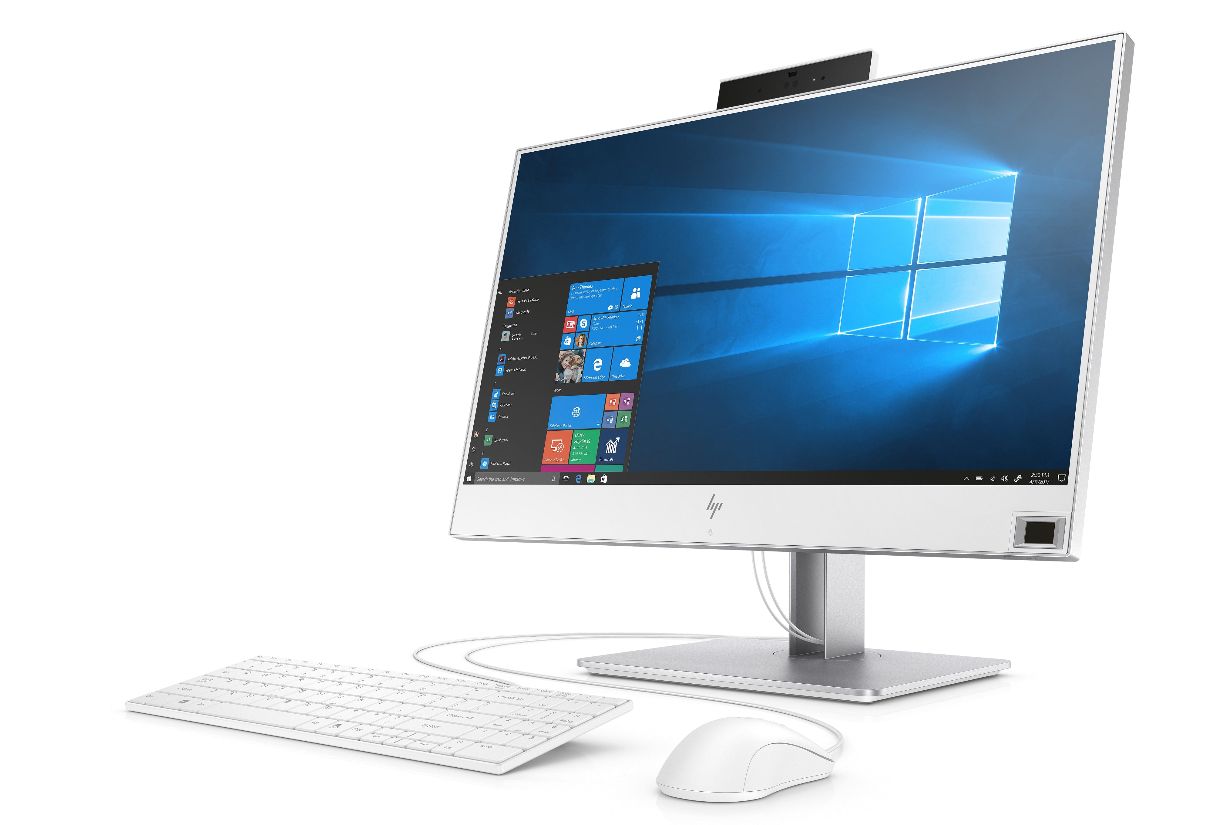 HP EliteOne 800 G4 23.8" FHD (NonTouch) HE All-in-One PC, Intel i5-8500, 3.0GHz, 8GB RAM, 256GB SSD, Win10P - 4LU07UT#ABA