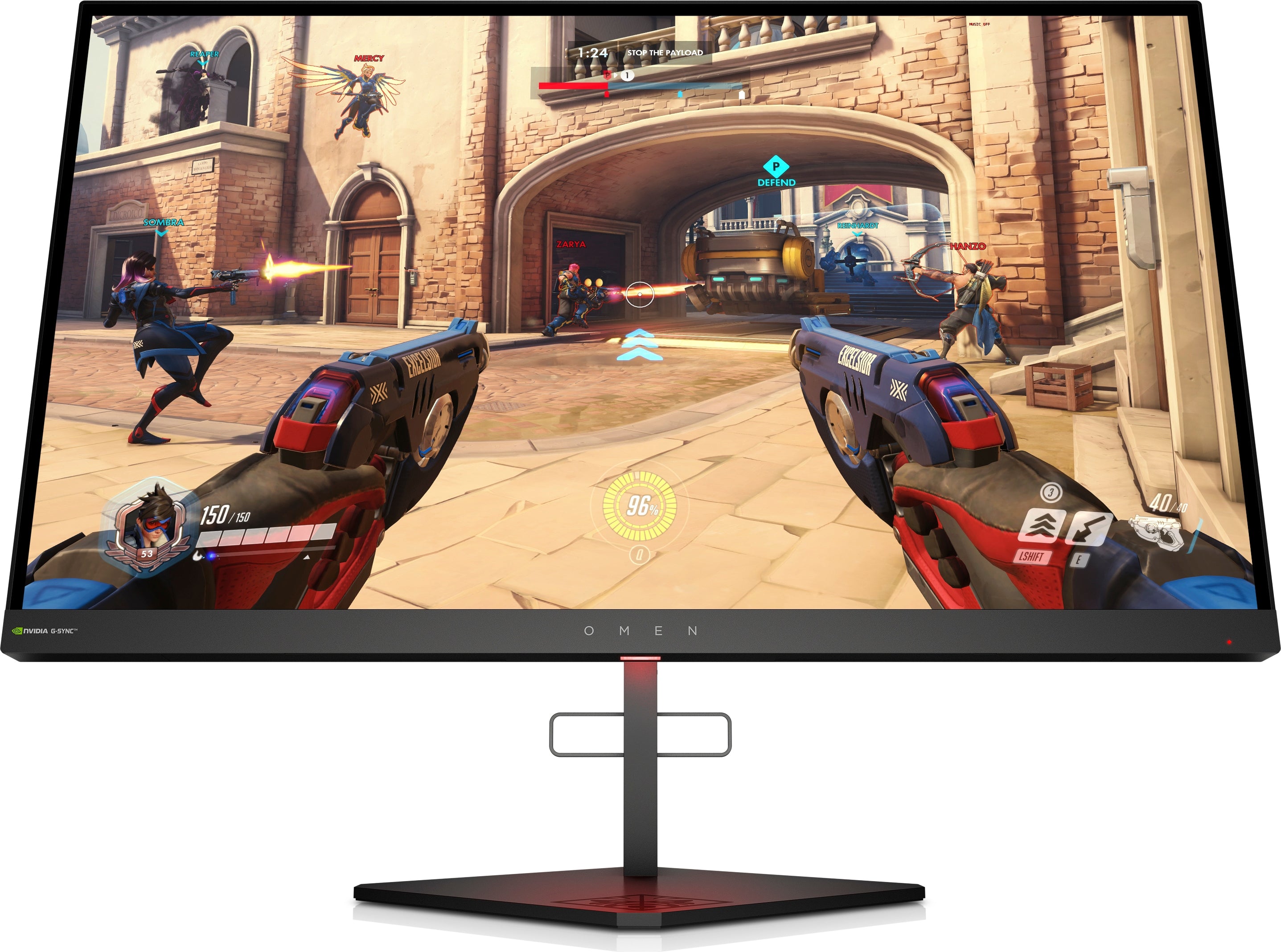 HP Omen X 24.5" Full HD LED Gaming Monitor, 1ms, 16:9, 1000:1-Contrast - 4NK94AA#ABA
