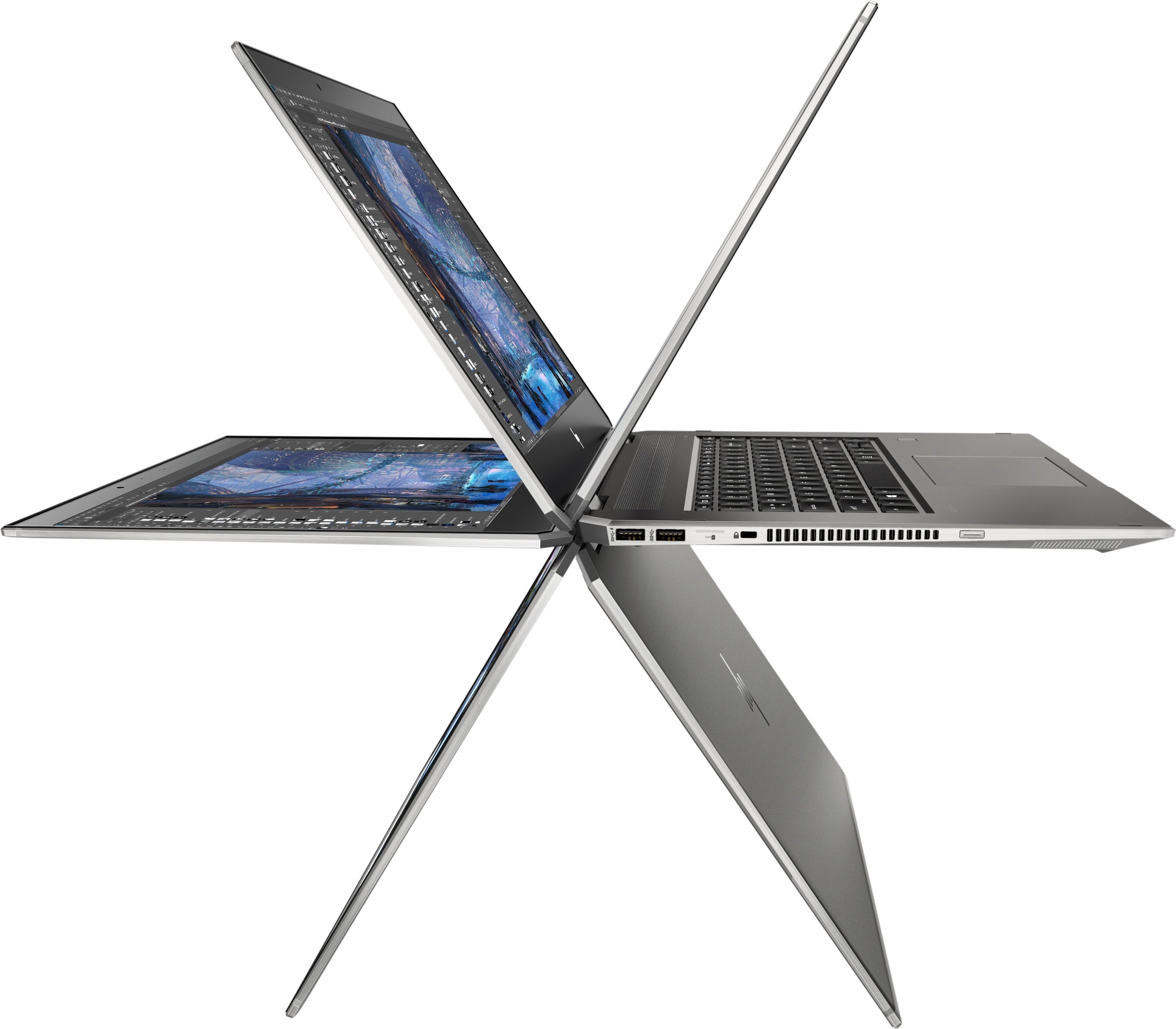 HP ZBook Studio x360 G5 Convertible Mobile Workstation, 15.6" Full HD (Touchscreen) Display, Intel Core i5, 2.30GHz, 8GB RAM, 256GB SSD, Windows 10 Pro 64-Bit- 4NL02UT#ABA