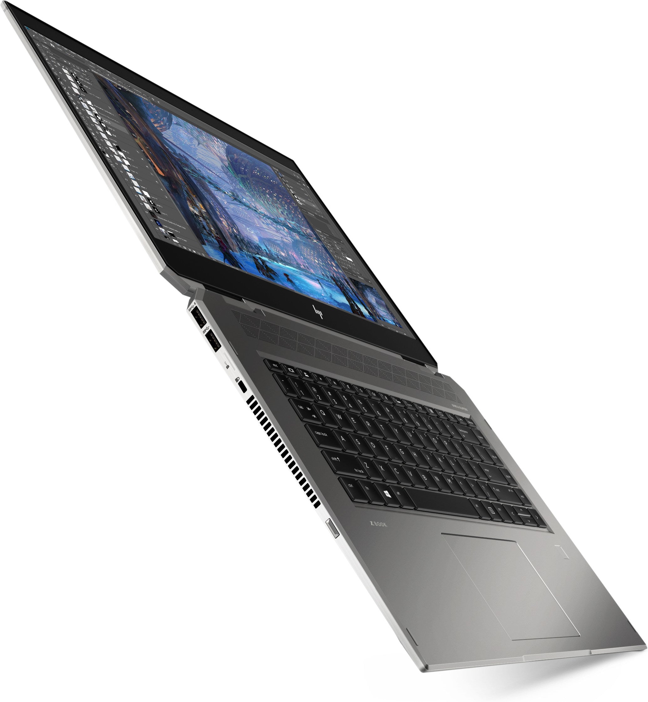 HP ZBook Studio x360 G5 Convertible Mobile Workstation, 15.6" Full HD (Touchscreen) Display, Intel Core i5, 2.30GHz, 8GB RAM, 256GB SSD, Windows 10 Pro 64-Bit- 4NL02UT#ABA