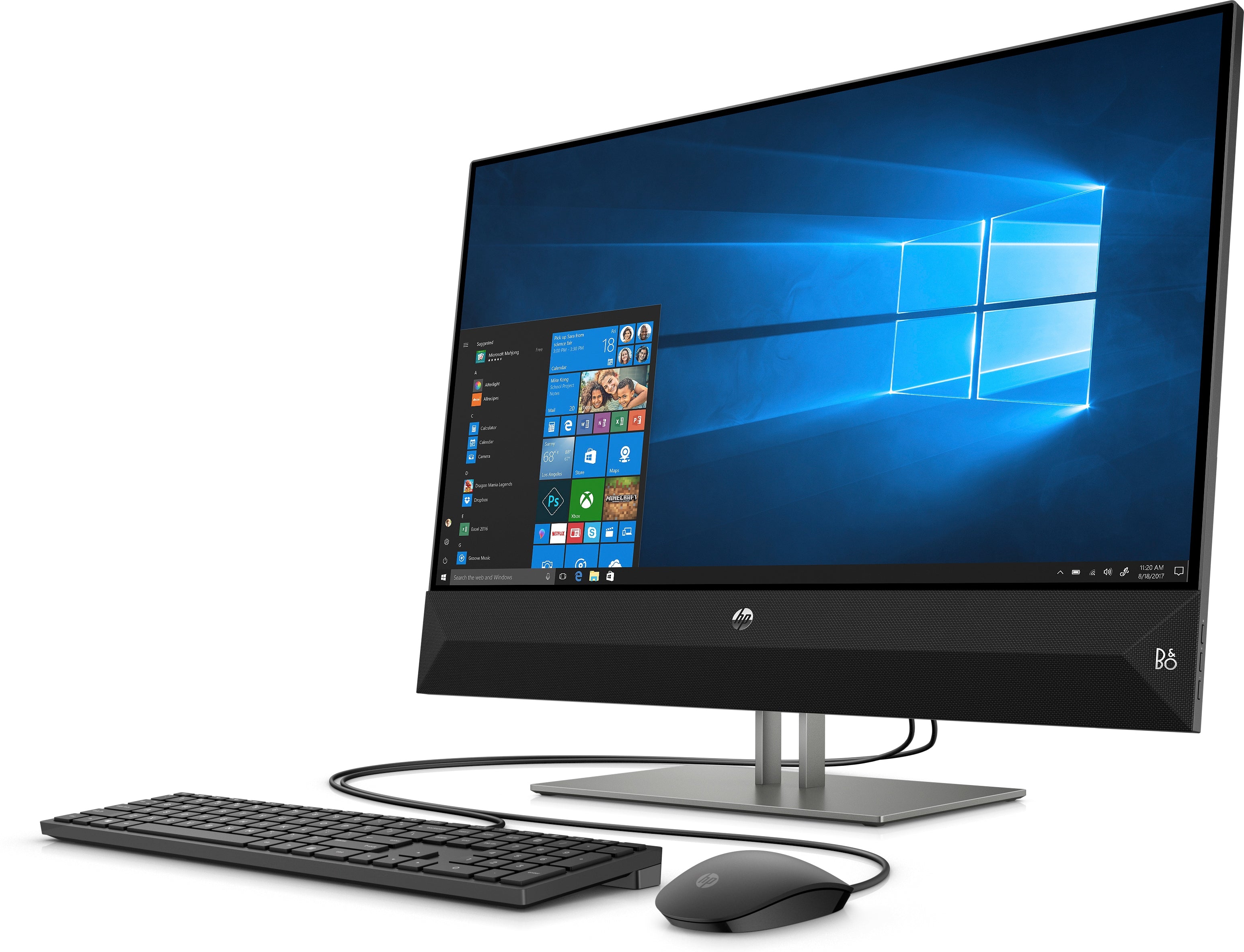 HP Pavilion 27-xa0011 All-in-One Computer, 27" FHD (Touchscreen) Display, Intel Core i5-8400T, 1.70GHz, 8GB RAM, 1TB SATA,  Windows 10 Home 64-Bit - 4NM70AA#ABA (Certified Refurbished)
