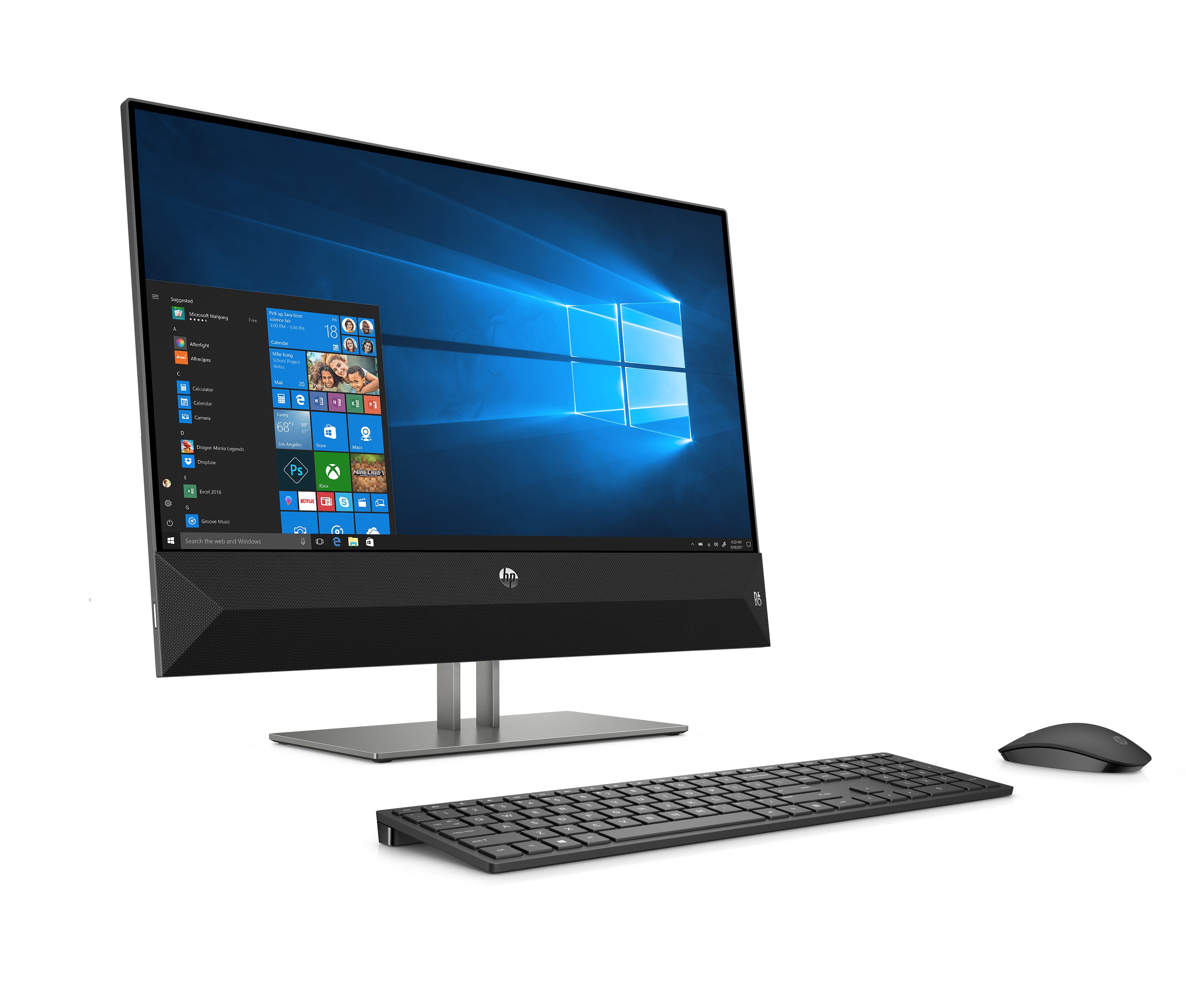 HP Pavilion 24-xa0036 All-in-One Desktop PC, 23.8" FHD (Non-Touch) Display, Intel Core i5-8400T, 1.70GHz, 8GB RAM, 1TB SATA Windows 10 Home 64-Bit - 4NM87AA#ABA