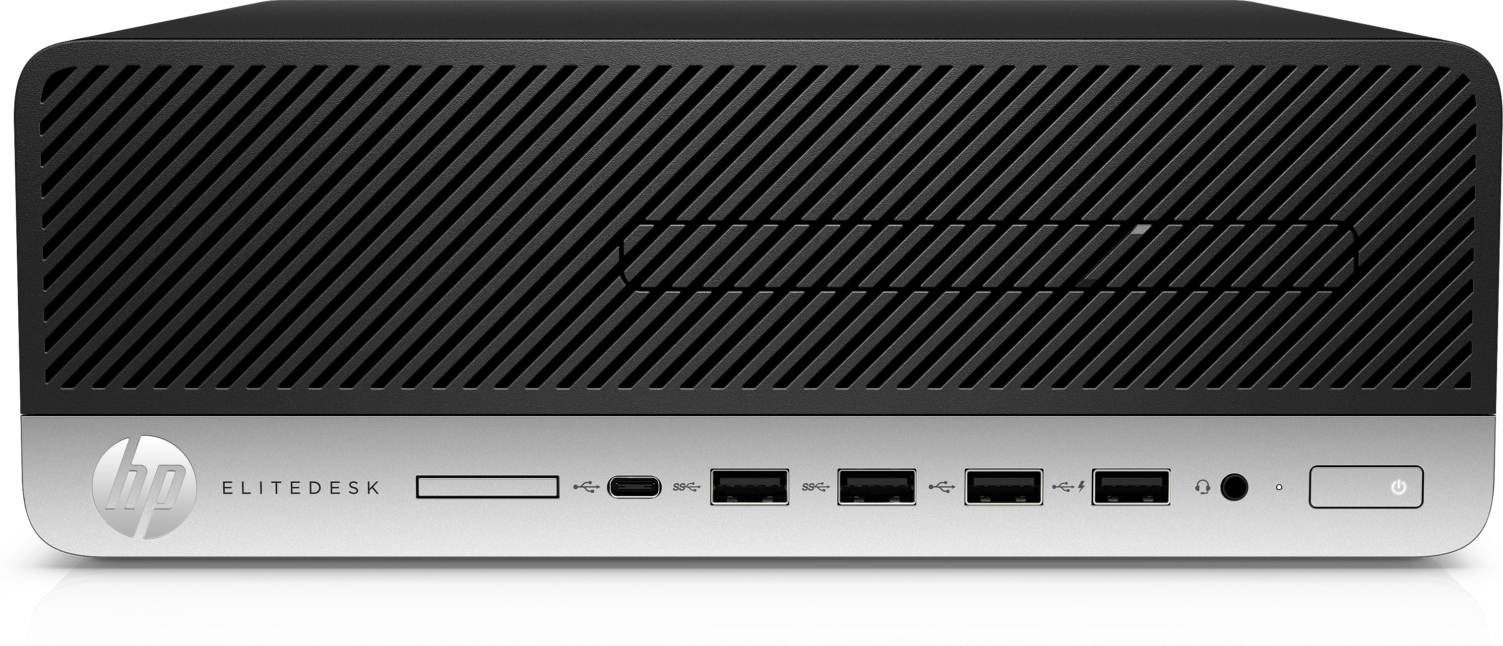 HP EliteDesk 705 G4 SFF Desktop PC, AMD R5-2400G, 3.60GHz, 8GB RAM, 256GB SSD, Windows 10 Pro 64-Bit - 5VE09US#ABA