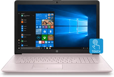 HP 17-by0005ds 17.3" HD (Touchscreen) Notebook, Intel Pentium Silver N5000, 1.10GHz, 8GB RAM, 2TB SATA HDD, Windows 10 Home 64-Bit- 4PY30UA#ABA