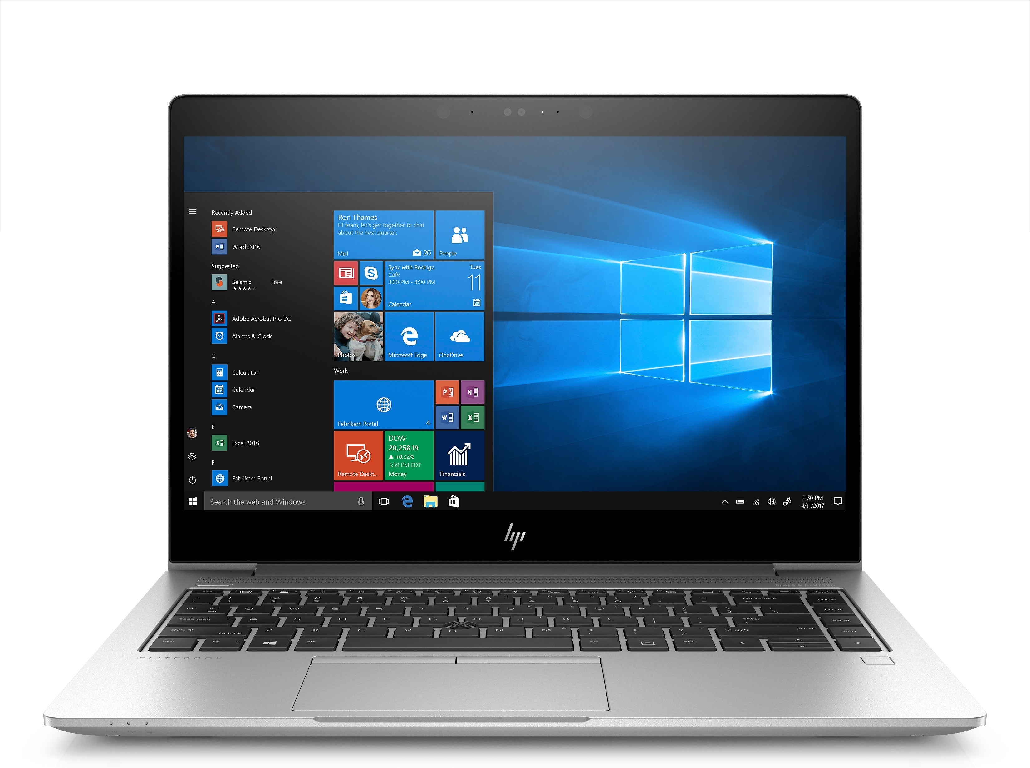HP EliteBook 840 G5 14" FHD Notebook, Intel i7-8650U, 1.90GHz, 16GB RAM, 256GB SSD, Win10P - 840G5i7.16.256.W10P (Refurbished)
