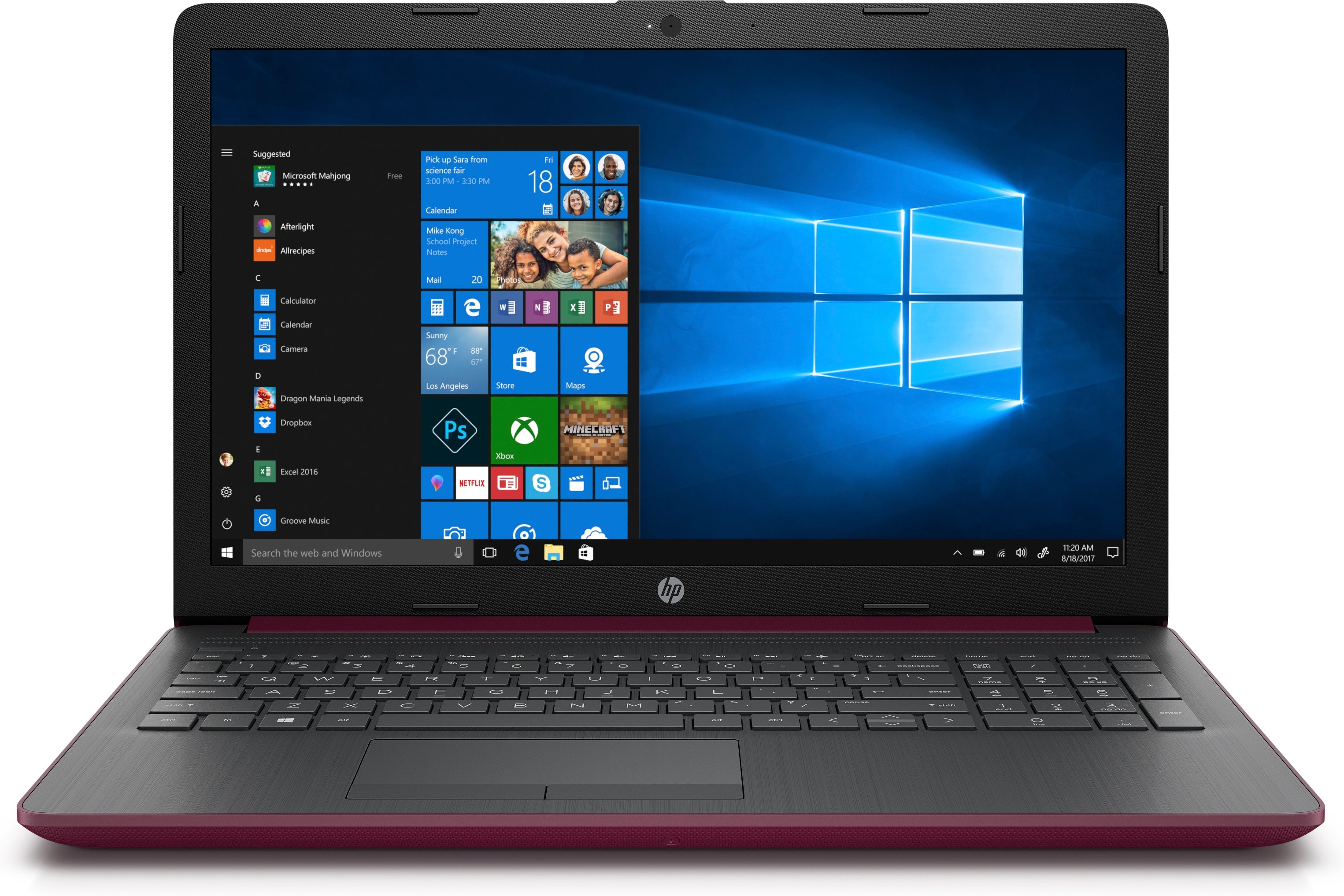 HP 15-da0005ds 15.6" HD Notebook Intel N4000 1.10GHz 4GB 1TB SATA Windows 10 Home 4QU57UA#ABA