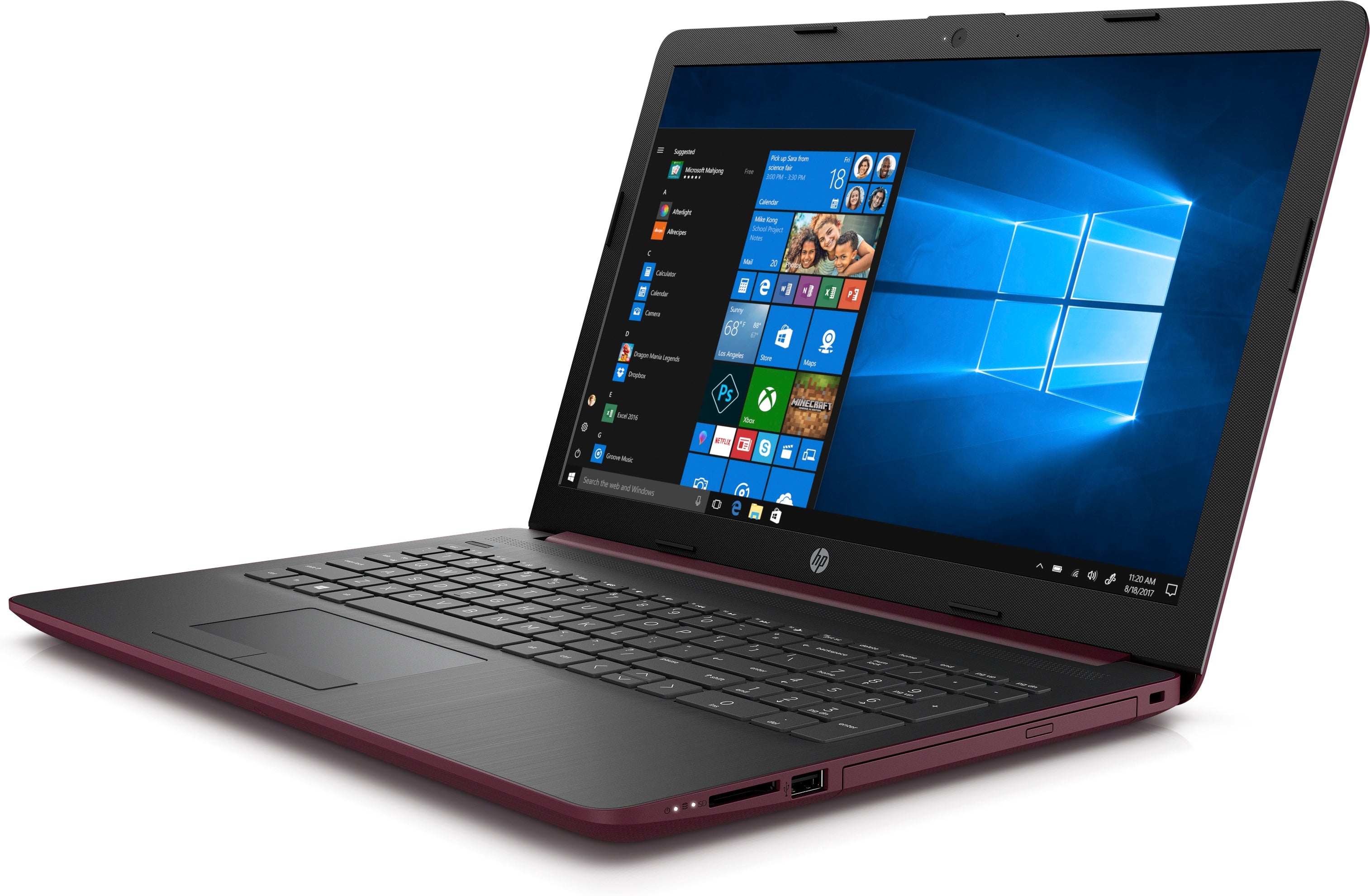 HP 15-da0005ds 15.6" HD Notebook Intel N4000 1.10GHz 4GB 1TB SATA Windows 10 Home 4QU57UA#ABA