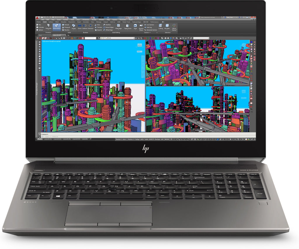 HP ZBook 15 G5 15.6" Full HD (Non-Touch) Mobile Workstation, Intel Core i5-8300H, 2.30GHz, 8GB RAM, 256GB SSD, Windows 10 Pro 64-Bit - 4SA77UT#ABA