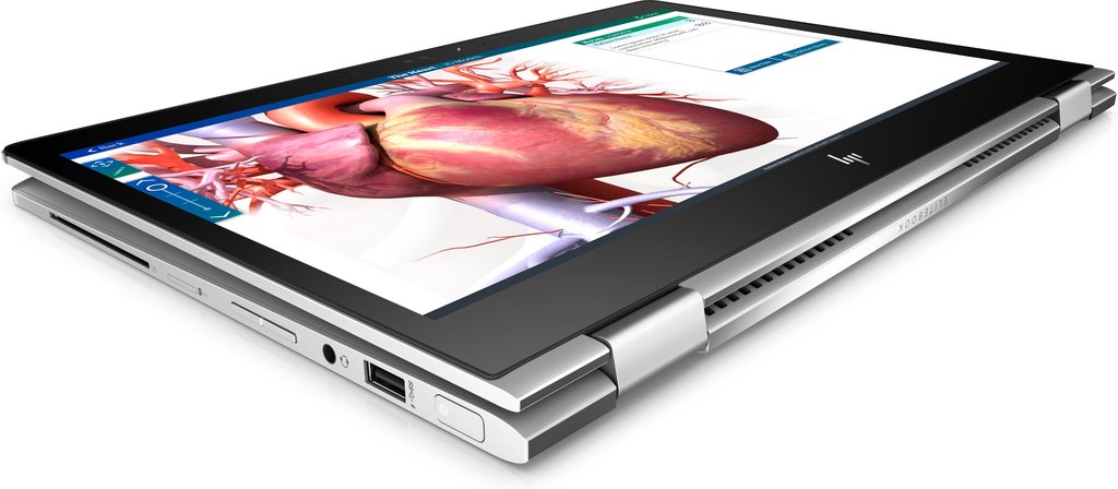 HP EliteBook X360 1030-G2 13.3" FHD (Touchscreen) Convertible Notebook, Intel Core i7-7600U, 2.80 GHz, 16GB RAM, 512GB SSD, Windows 10 Pro 64-Bit - 1BT00UT#ABA
