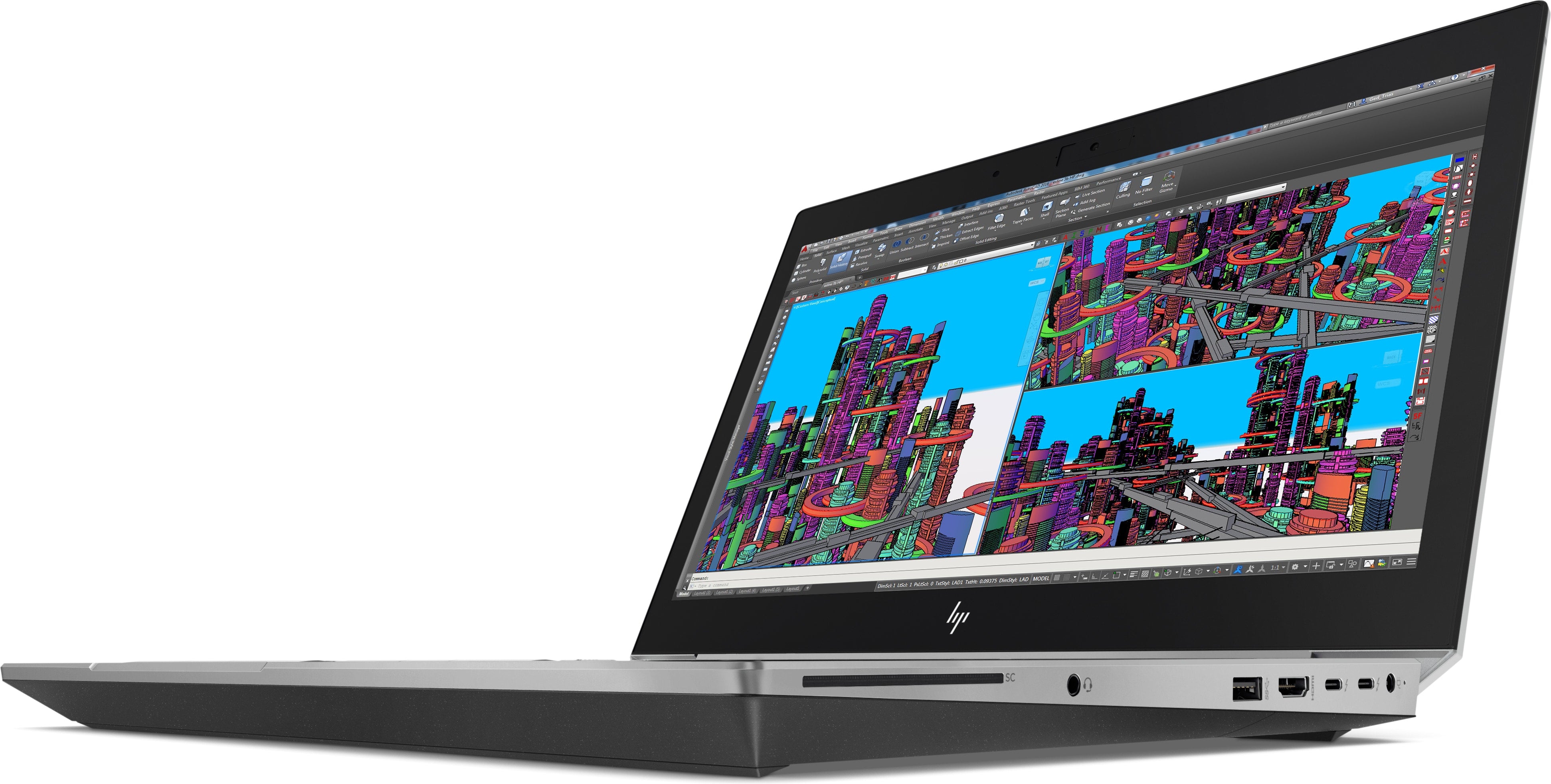 HP ZBook 15 G5 15.6" Full HD (Non-Touch) Mobile Workstation, Intel Core i7-8750H, 2.20GHz, 16GB RAM, 256GB SSD, Windows 10 Pro 64-Bit- 4RB01UT#ABA