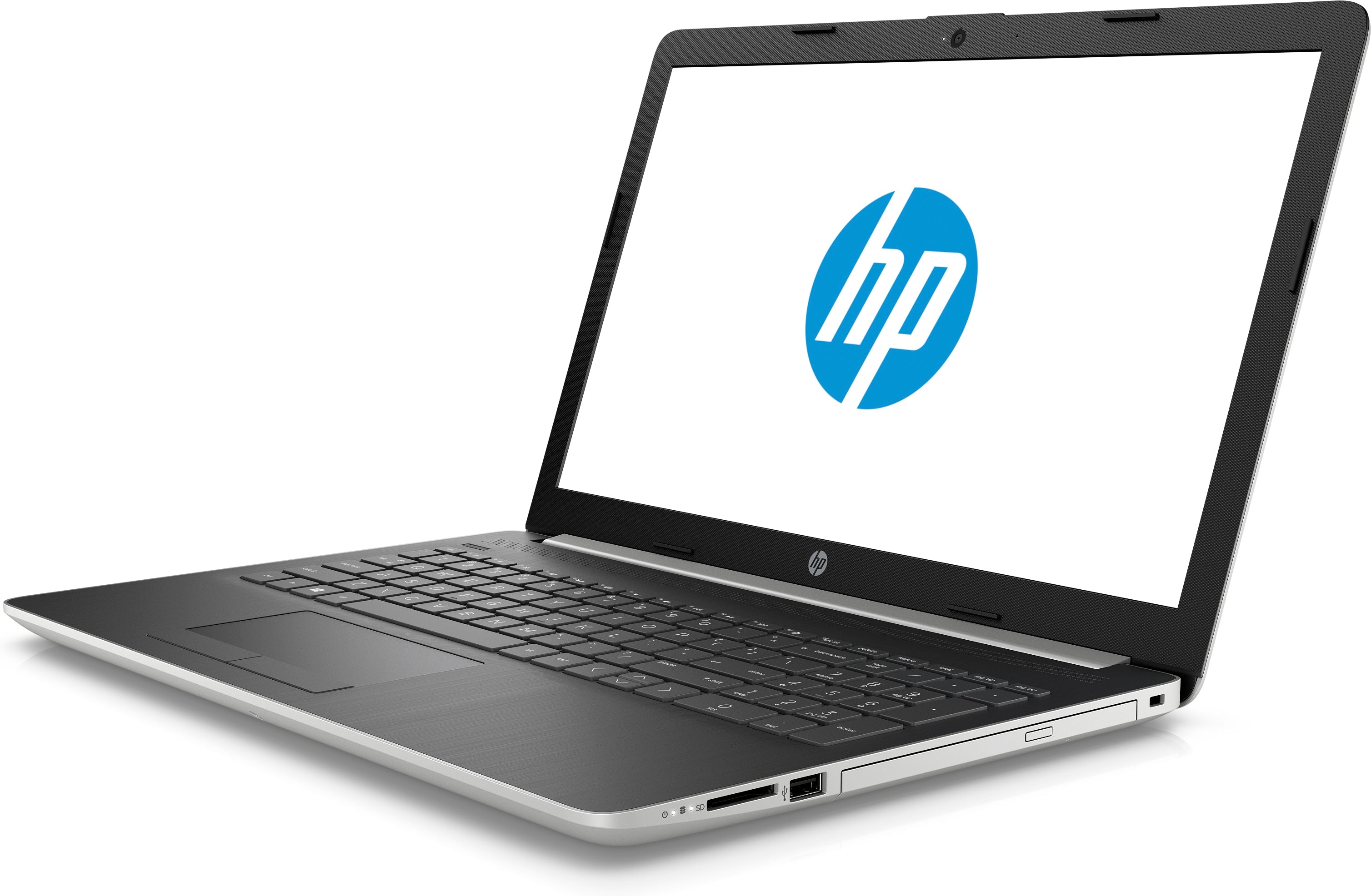 HP 15-da0002dx 15.6" HD (Touchscreen) Notebook, Intel Core i5-8250U, 1.60GHz, 8GB RAM, 128GB SSD, Windows 10 Home-64 Bit, Natural Silver & Ash Silver- 4RU76UA#ABA