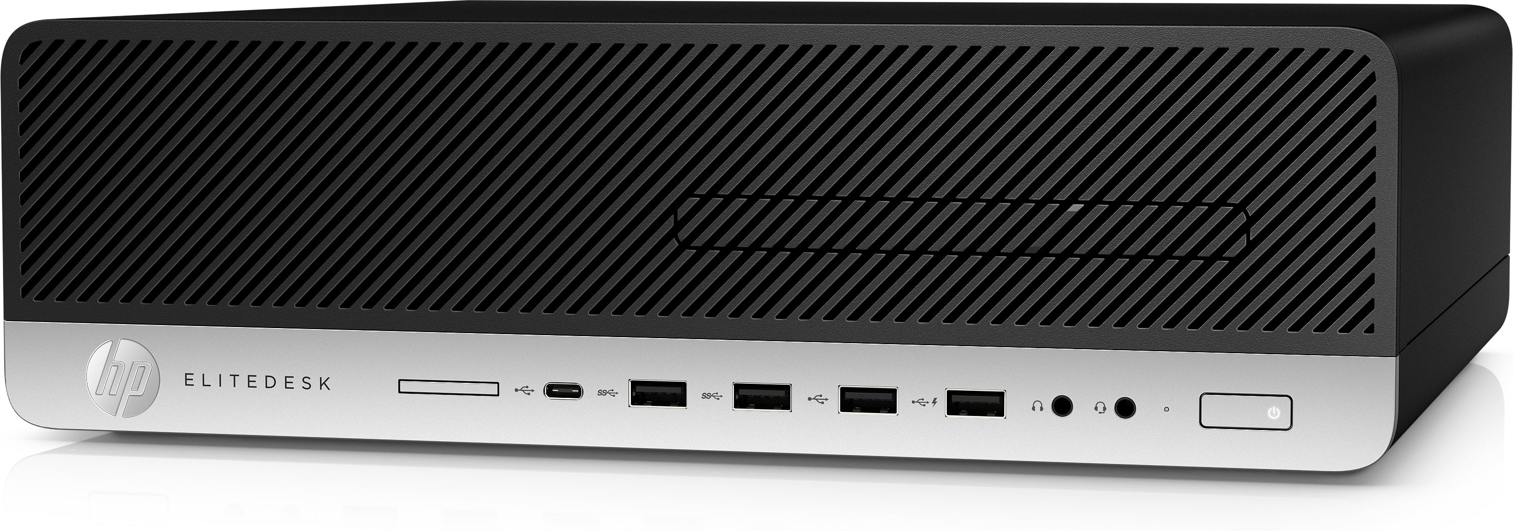 HP EliteDesk 800-G4 SFF Desktop PC, Intel i5-8500, 3.0GHz, 8GB RAM, 256GB SSD, Windows 10 Pro 64-Bit - 7CQ17U8#ABA
