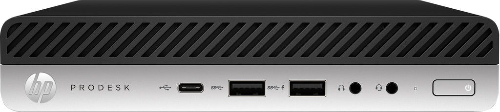 HP ProDesk 600 G4 Desktop Mini PC, Intel i5-8500T, 2.10GHz, 8GB RAM, 256GB SSD, Windows 10 Pro 64Bit - 6HK38U8#ABA