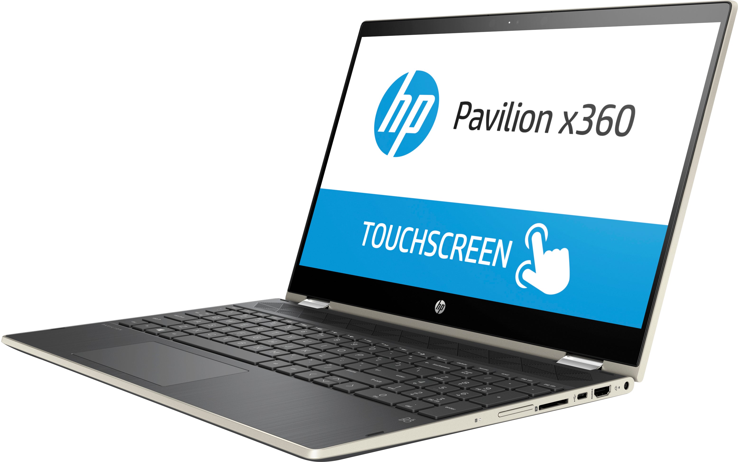 HP Pavilion X360 15-cr0076nr Convertible 15.6" FHD (Touchscreen) Notebook, Intel Core i3, 2.20GHz, 8GB RAM, 1TB HDD, Windows 10 Home 64-Bit- 3VQ42UA#ABA