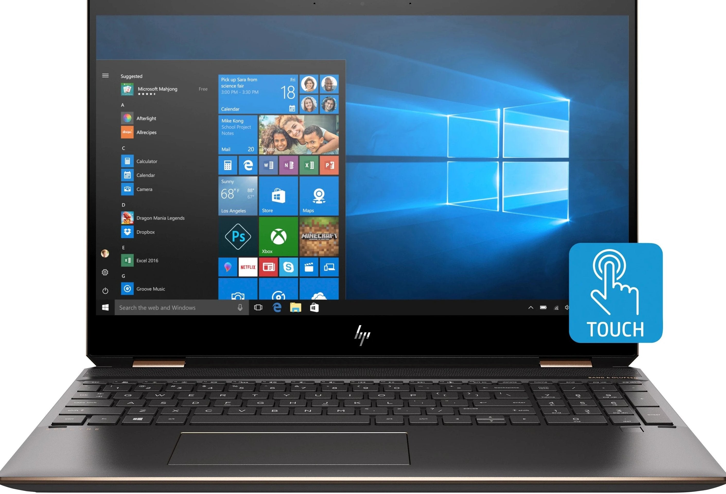 HP Spectre x360 15-df0033dx 15.6" 4K UHD Touch 2-in-1 Notebook, Intel i7-8565U, 1.80 GHz, 16GB RAM, 512GB SSD+32GB Optane, 6JY95UA#ABA(Certified Refurbished)