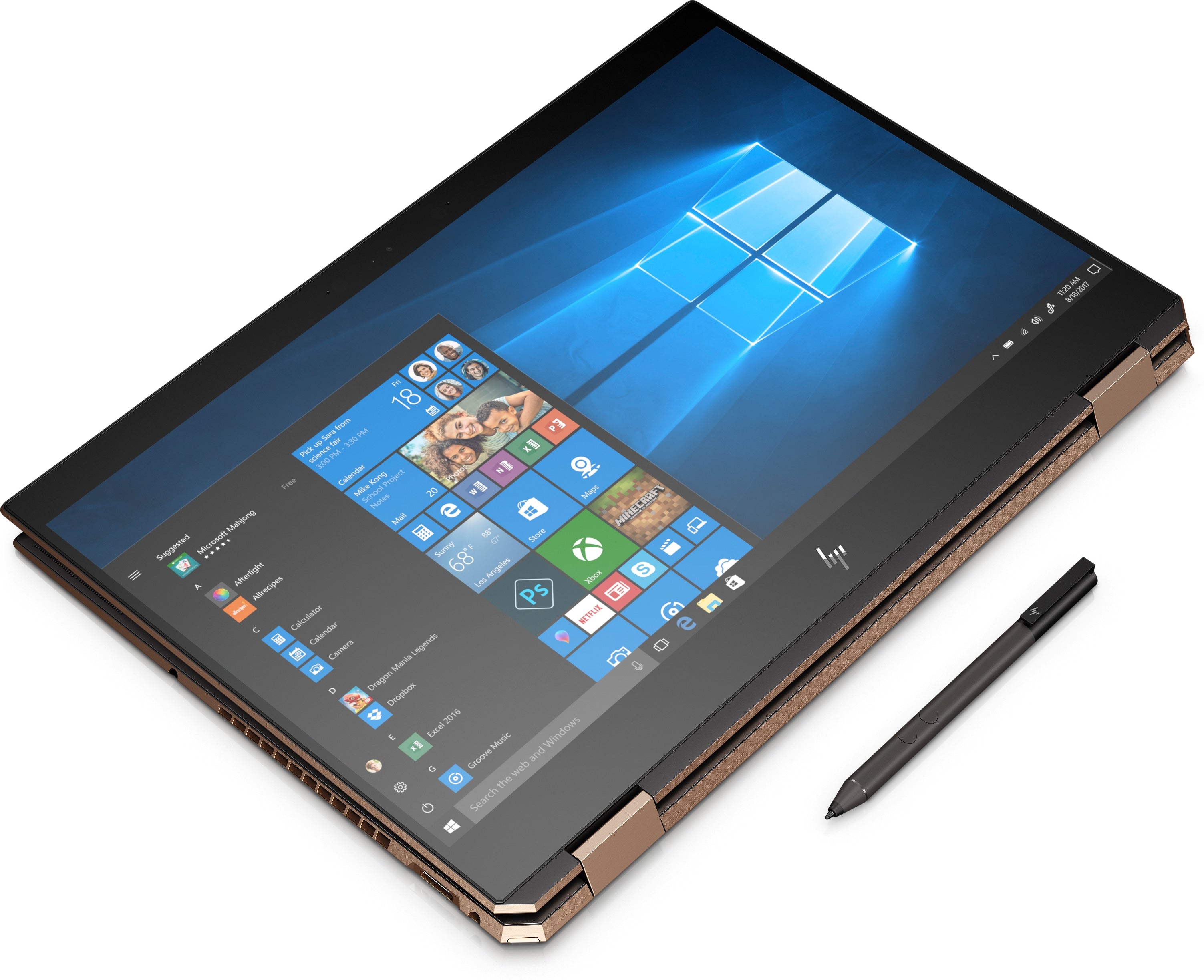 HP Spectre x360 15-df0033dx 15.6" 4K UHD Touch 2-in-1 Notebook, Intel i7-8565U, 1.80 GHz, 16GB RAM, 512GB SSD+32GB Optane, 6JY95UA#ABA(Certified Refurbished)