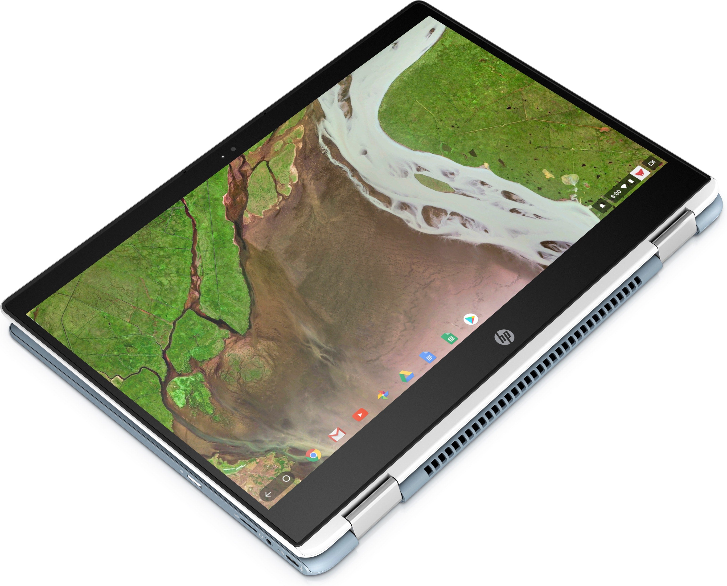 HP Chromebook x360 14-da0021nr 14" Full HD Touchscreen Chromebook, Intel Core i3, 2.20GHz, 8GB RAM, 64GB eMMC, Chrome OS - 5KF52UA#ABA (Certified Refurbished)