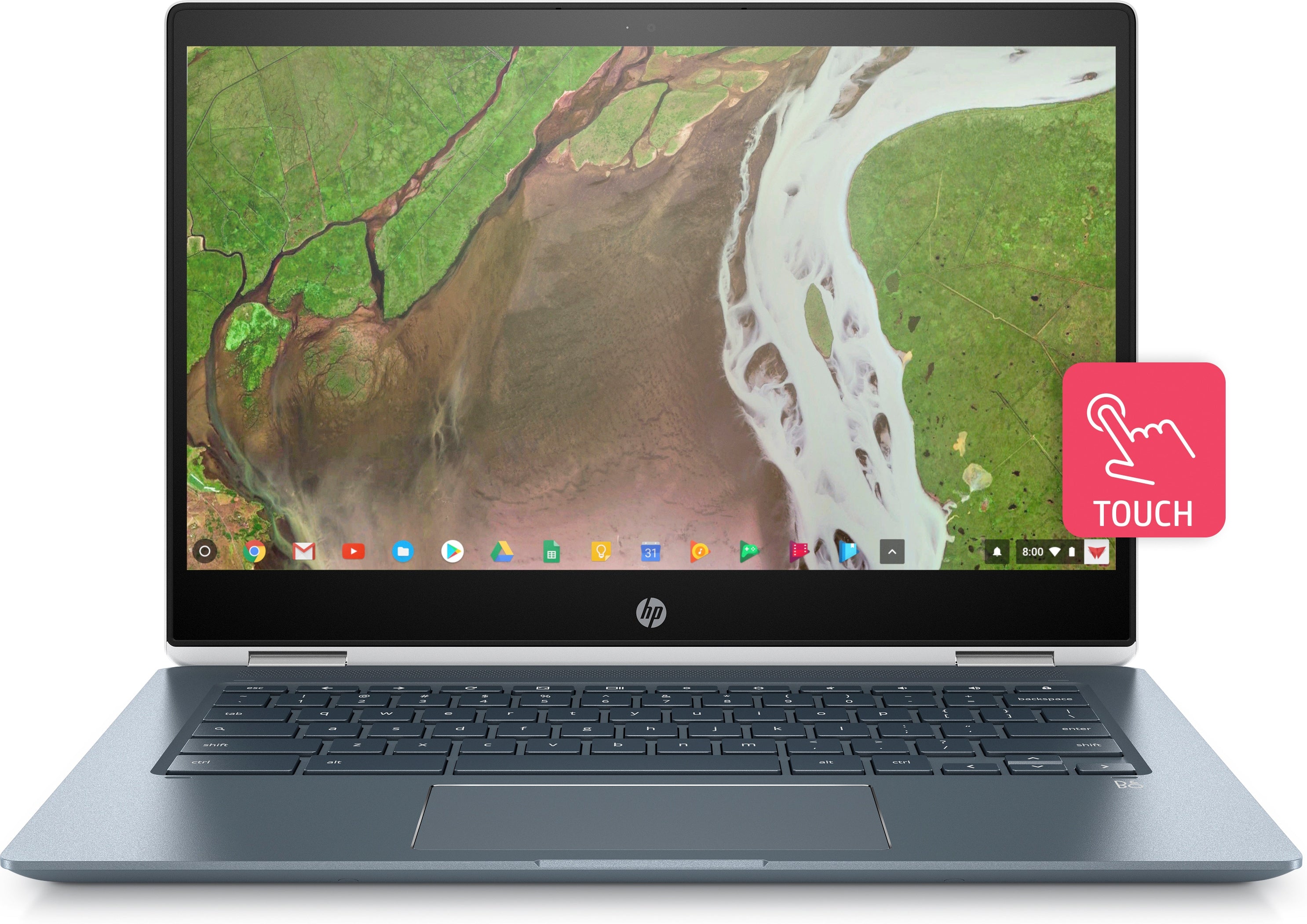 HP Chromebook x360 14-da0021nr 14" Full HD Touchscreen Chromebook, Intel Core i3, 2.20GHz, 8GB RAM, 64GB eMMC, Chrome OS - 5KF52UA#ABA (Certified Refurbished)