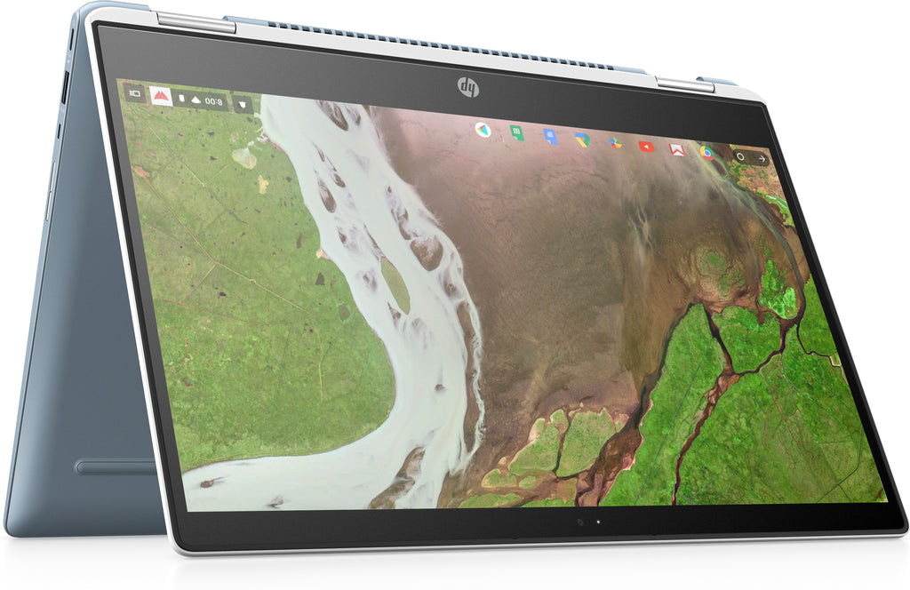 HP Chromebook x360 14-da0021nr 14" Full HD Touchscreen Chromebook, Intel Core i3, 2.20GHz, 8GB RAM, 64GB eMMC, Chrome OS - 5KF52UA#ABA (Certified Refurbished)