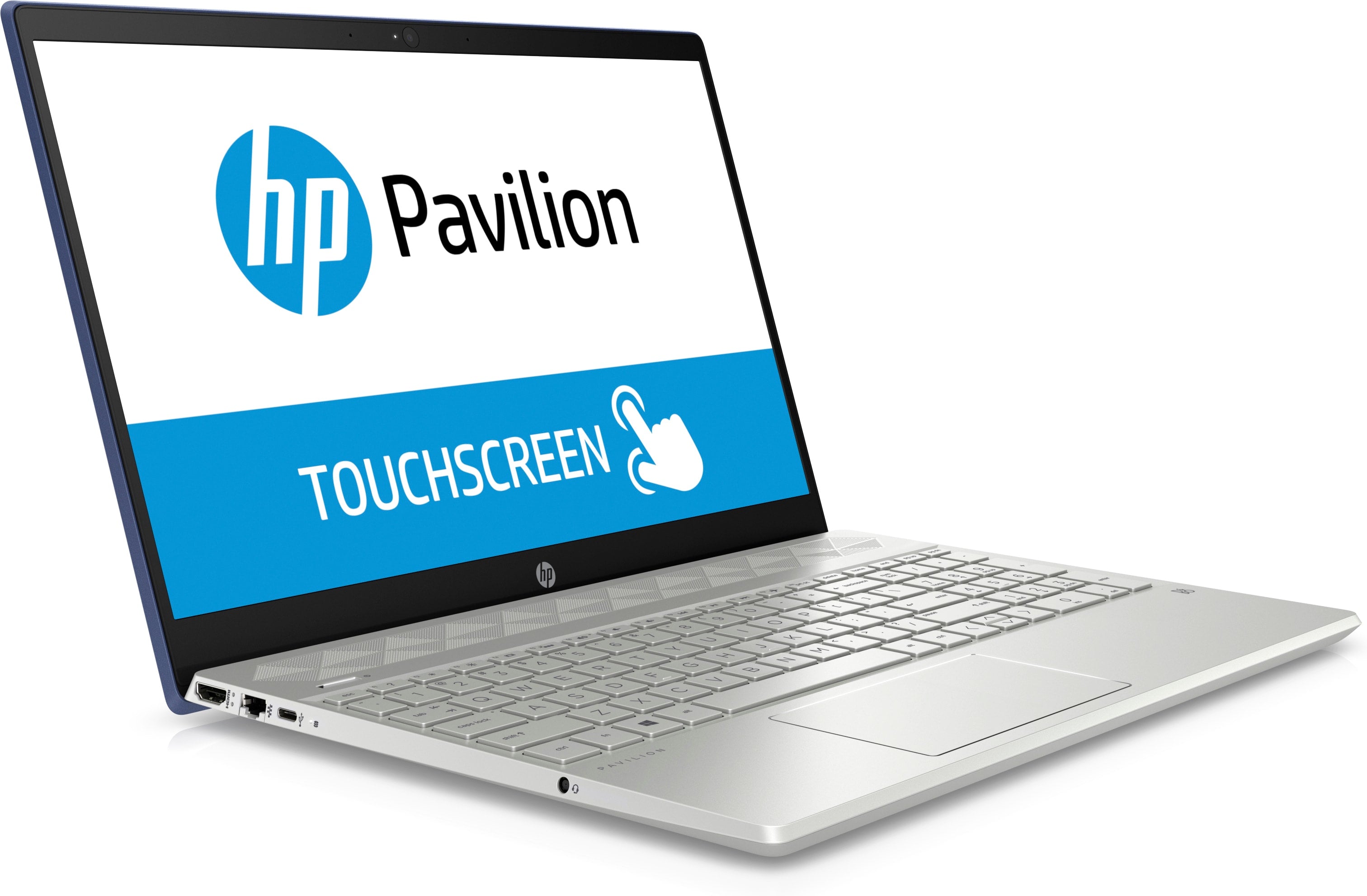 HP Pavilion 15-cw0003cy 15.6" HD (Touchscreen) Notebook, AMD Ryzen3 2300U, 2GHz, 8 GB RAM, 1 TB HDD, Windows 10 Home 64-Bit - 4YM94UA#ABA