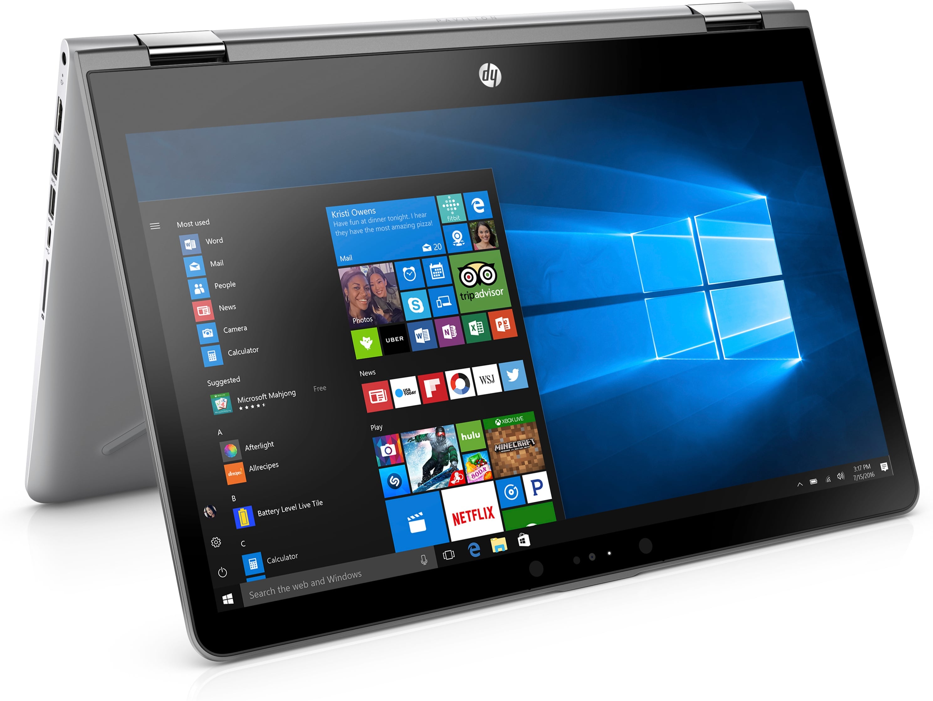 HP Pavilion X360 14-ba253cl 14" FHD Touch Notebook, Intel Core i5, 1.60GHz, 8GB RAM, 1TB HDD, Win 10 Home-4YN63UA#ABA (Certified Refurbished)