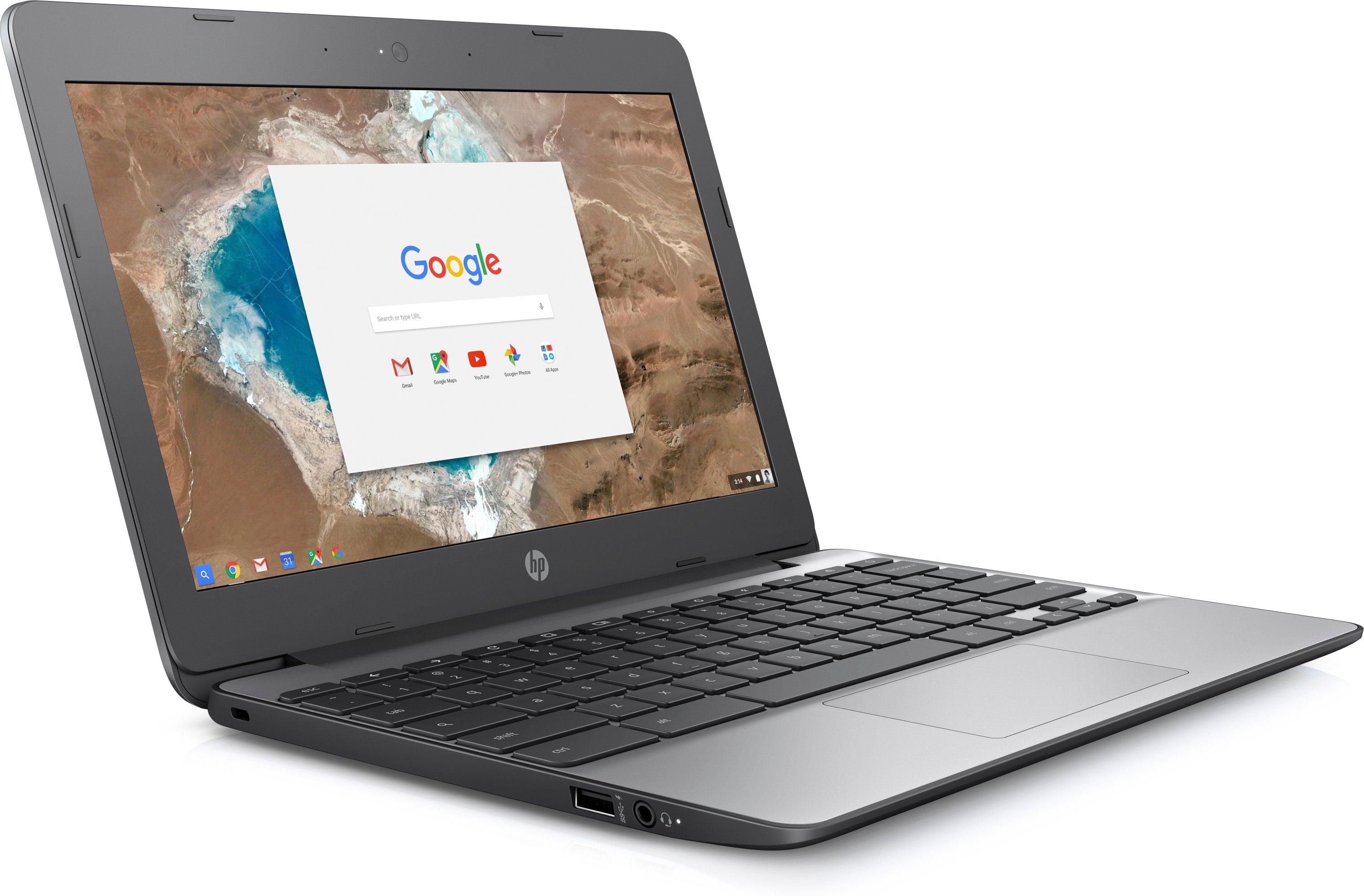 HP Chromebook 11-v031nr 11.6" HD (Non-Touch) Laptop, Intel Celeron N3060, 1.60GHz, 4GB RAM, 16GB eMMC, Chrome OS - 4YN77UA#ABA
