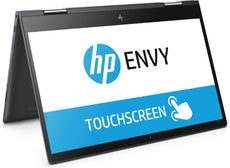 HP Envy x360 15-bq210nr Convertible Notebook, 15.6" FHD (Touchscreen) Display, AMD Ryzen 5, 2.00GHz, 8GB RAM, 256GB SSD, Windows 10 Home 64-Bit, Dark Ash Silver- 4YU05UA#ABA (Certified Refurbished)