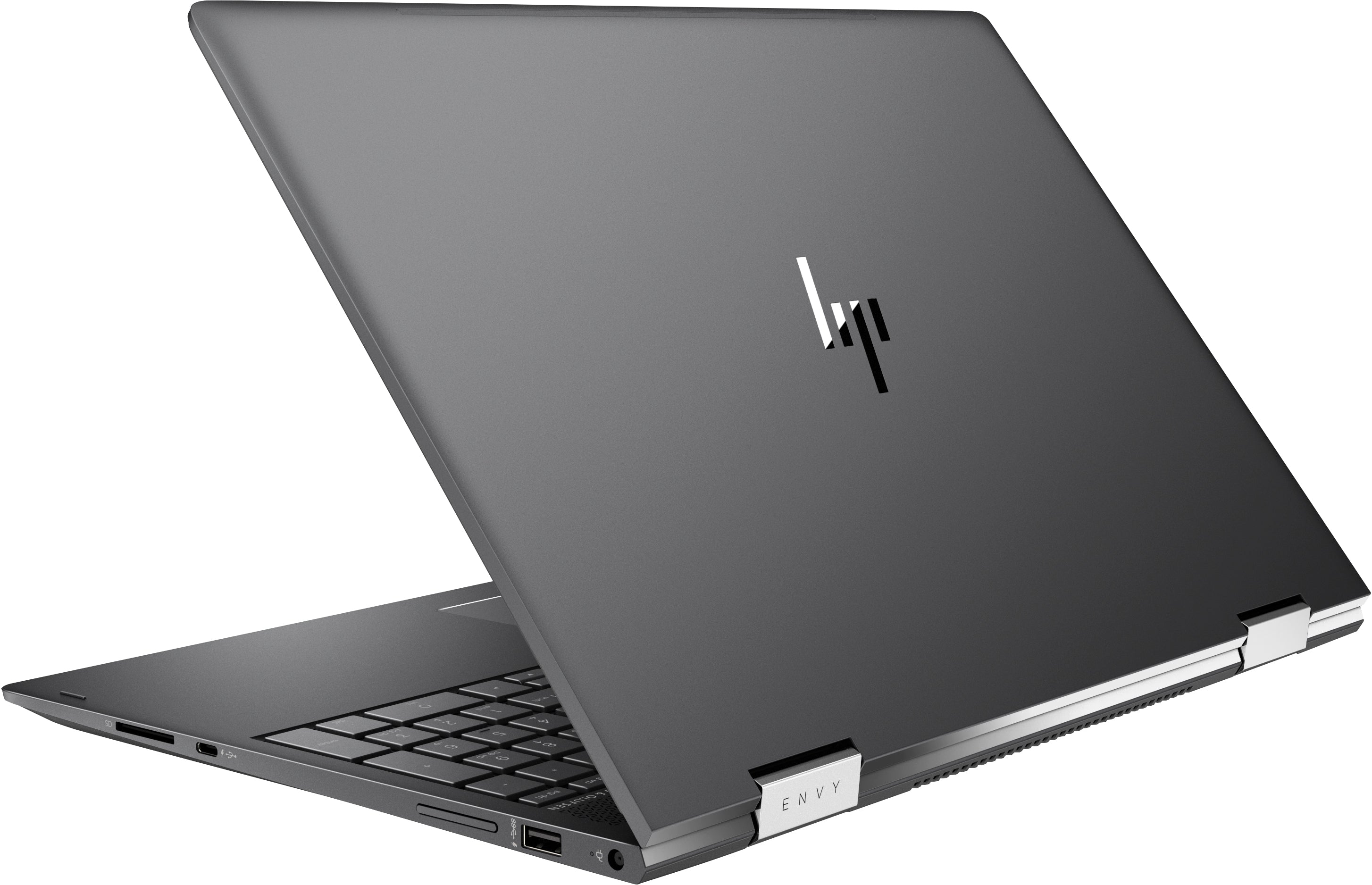 HP Envy x360 15-bq210nr Convertible Notebook, 15.6" FHD (Touchscreen) Display, AMD Ryzen 5, 2.00GHz, 8GB RAM, 256GB SSD, Windows 10 Home 64-Bit, Dark Ash Silver- 4YU05UA#ABA (Certified Refurbished)