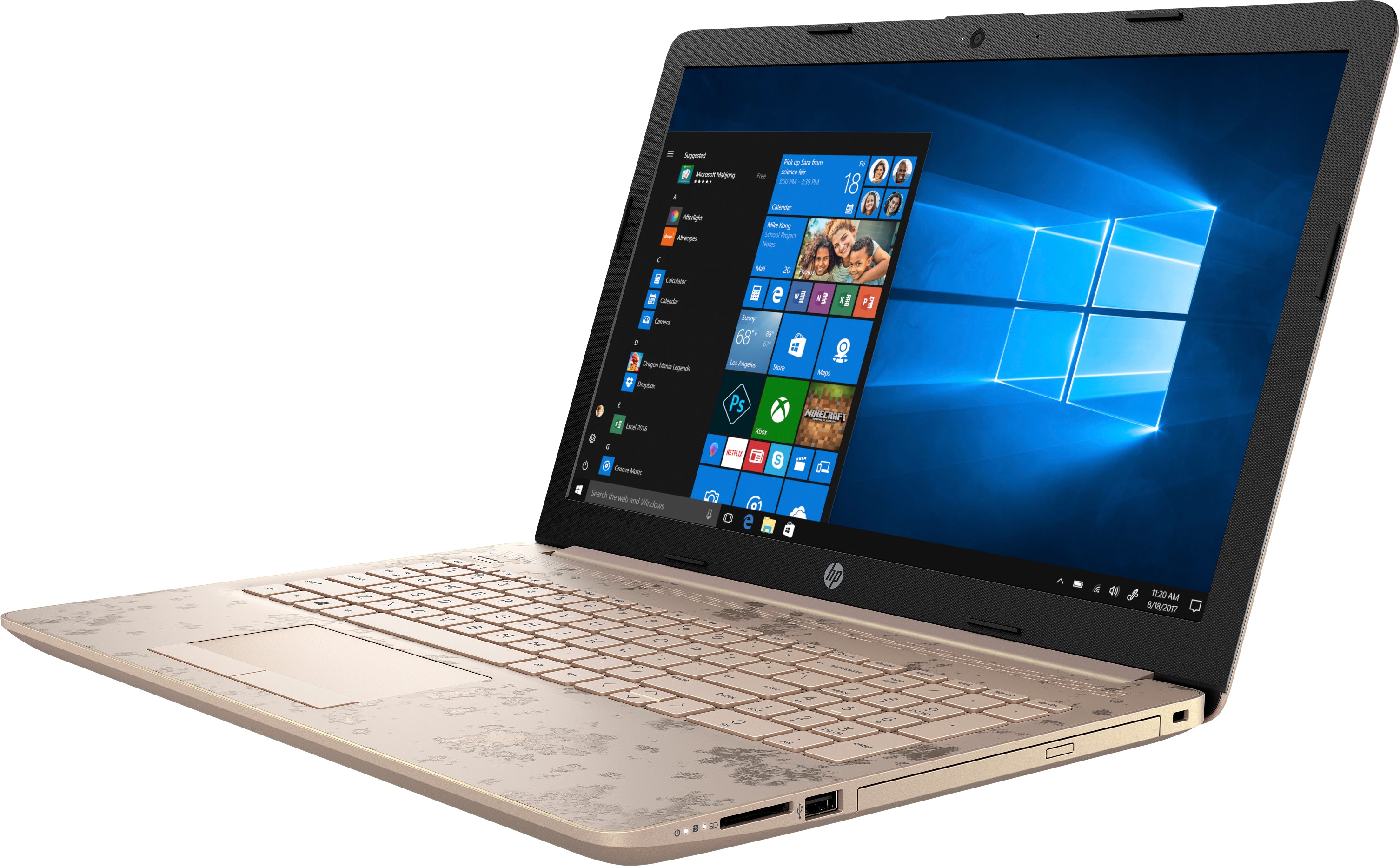 HP 15-da0015cy 15.6" HD (Touchscreen) Notebook, Intel Core i5-8250U, 1.60GHz, 8GB RAM, 1TB SATA+16GB Optane Memory, Windows 10 Home 64-Bit- 5ED59UA#ABA (Certified Refurbished)