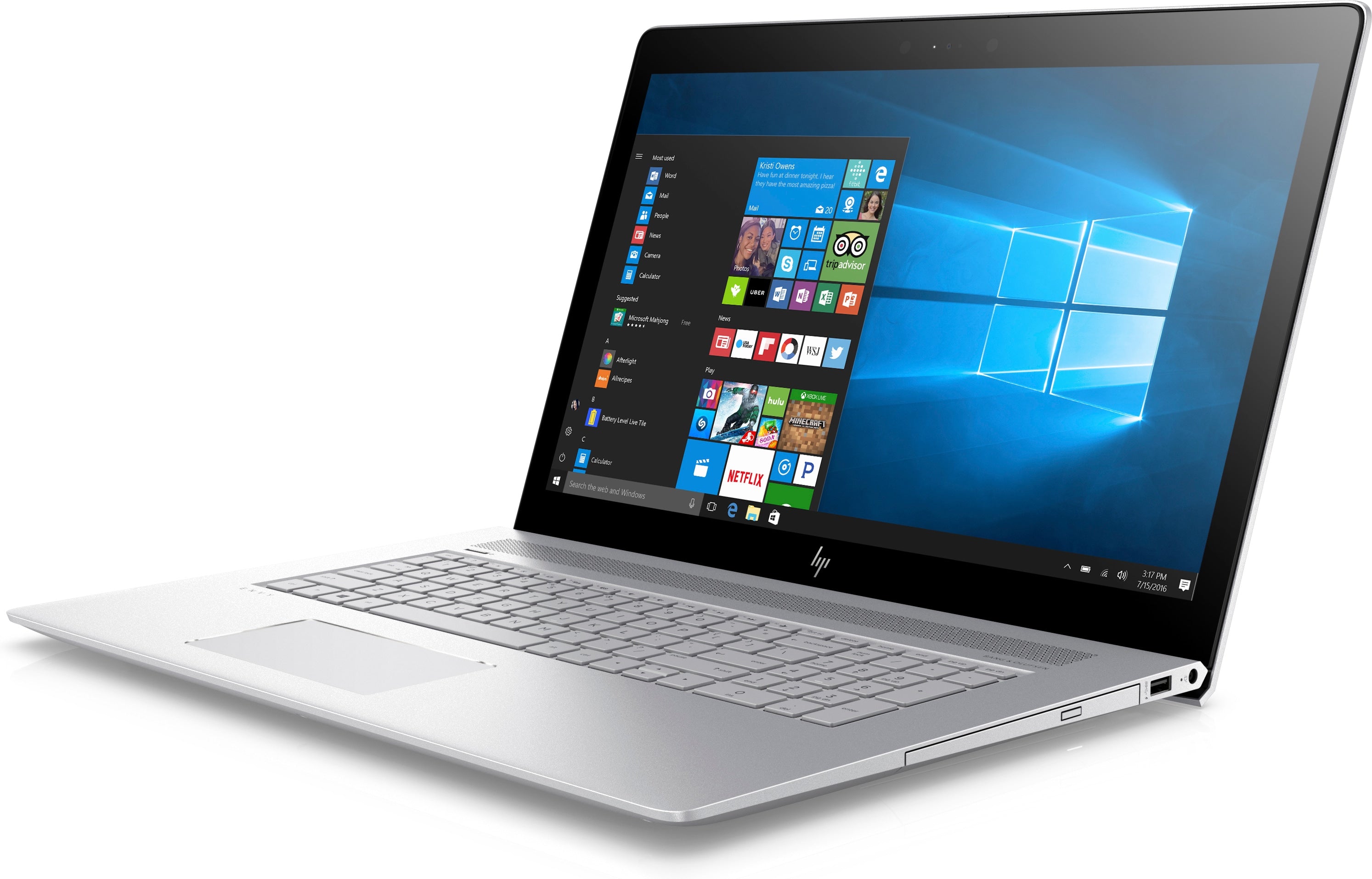 HP Envy 17-ae152nr 17.3" 4K UHD (NonTouch) Notebook, Intel:i7-8550U, 1.80GHz, 16GB RAM, 1TB HDD, W10H - 5EG51UA#ABA (Certified Refurbished)