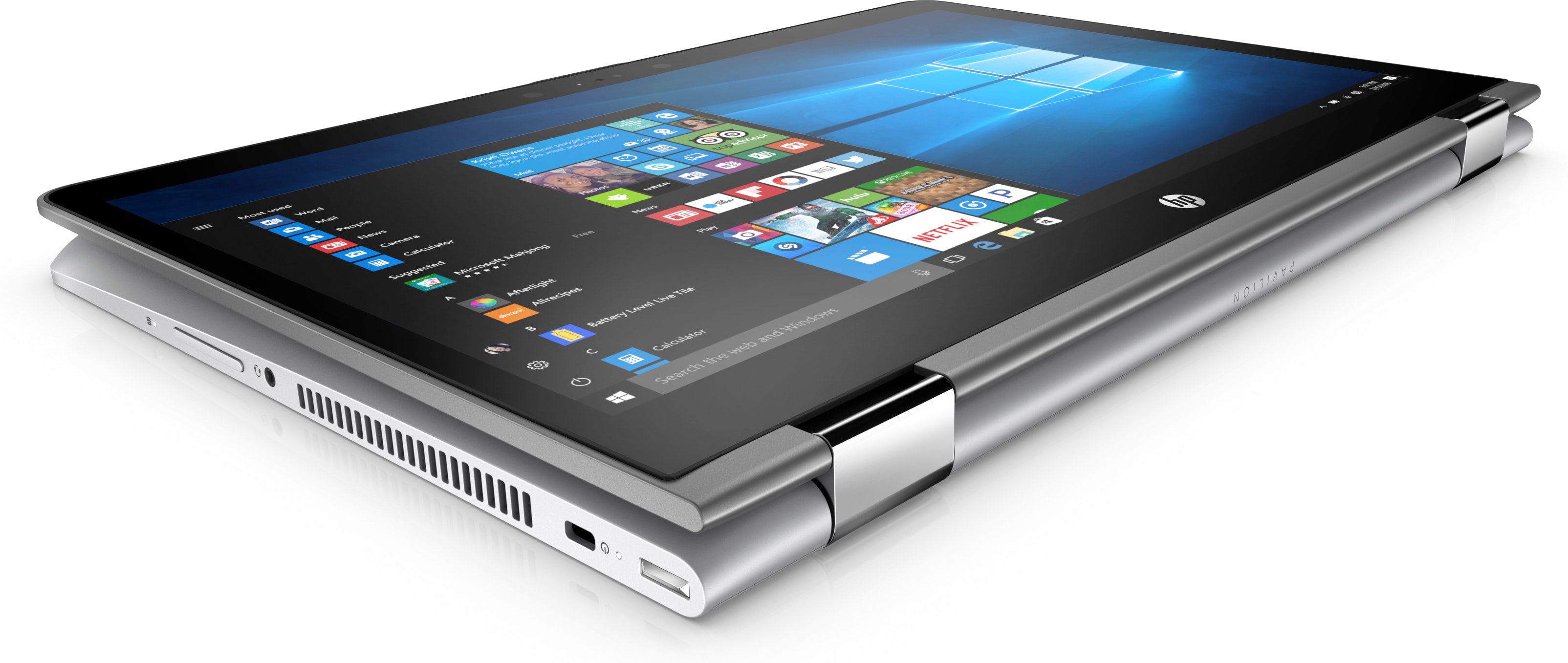 HP Pavilion X360 14-ba125cl Convertible Touchscreen Notebook 14" FHD, Intel Core i5, 1.60GHz, 8GB RAM, 256GB SSD, Windows 10 Home 64-Bit- 5GR61UA#ABA (Certified Refurbished)