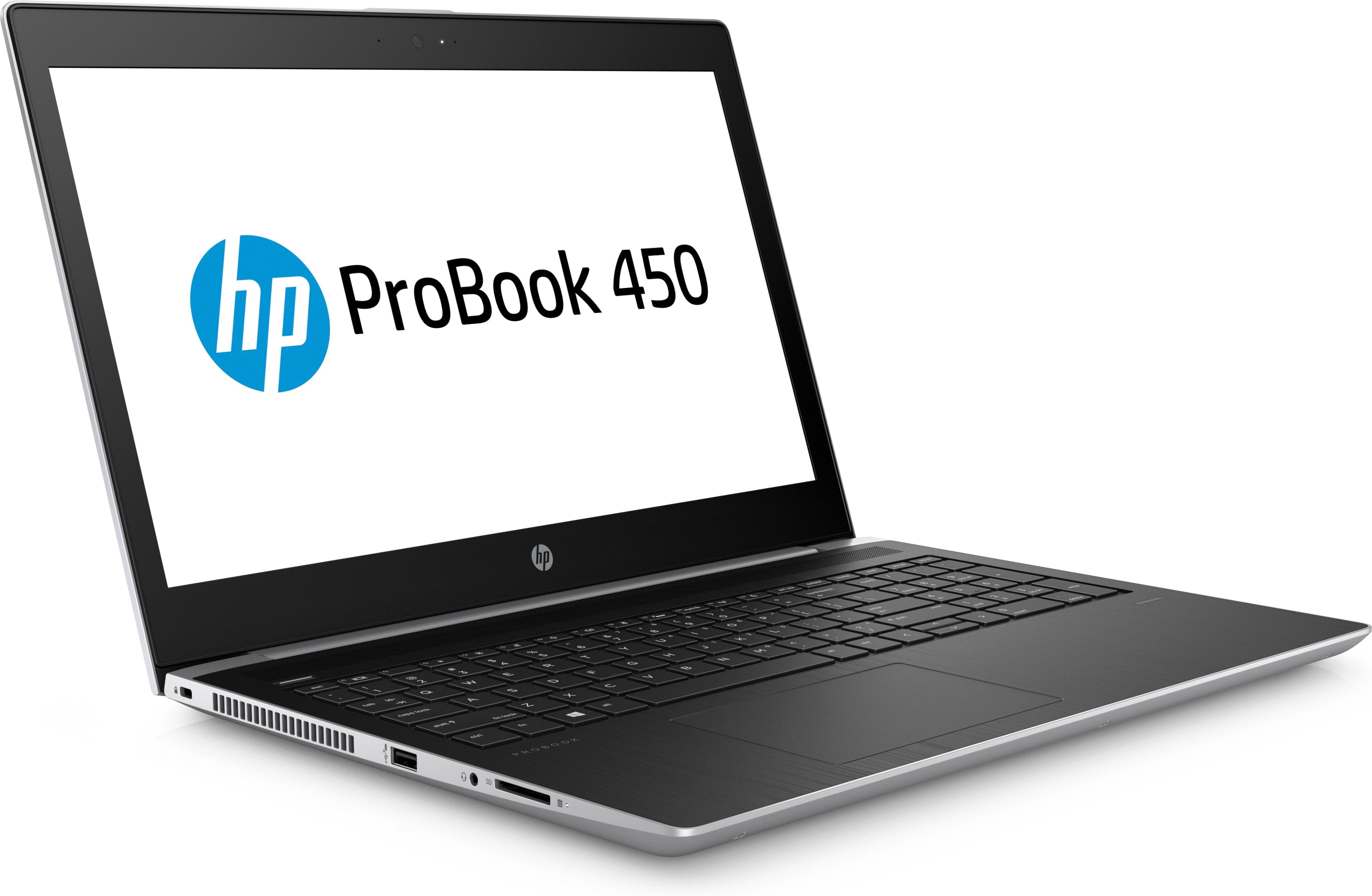 HP ProBook 450-G5 15.6" HD (Non-Touch) Notebook PC, Intel i5-7200U, 2.50GHz, 4GB RAM, 500GB HDD, Windows 10 Pro 64-Bit - 5HT18UT#ABA
