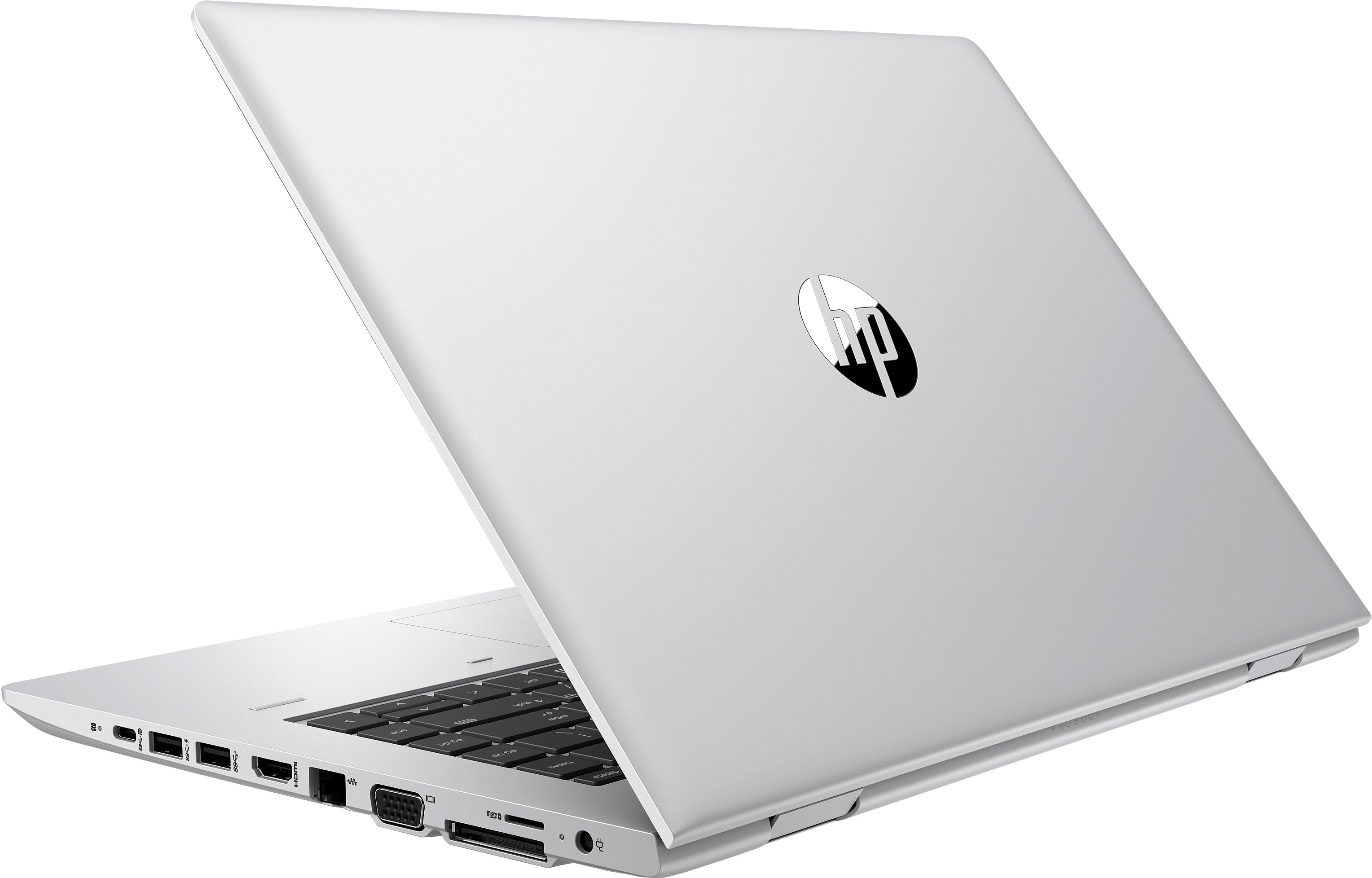 HP ProBook 640-G4 14" HD (Non-Touch) Notebook PC, Intel i5-8350U, 1.70GHz, 8GB RAM, 500GB HDD, Windows 10 Pro 64-Bit - 6UY19EP#ABA