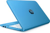 HP Stream 11-ah111wm 11.6" HD (Non-Touch) Netbook, Intel Celeron N4000, 1.10GHz, 4GB RAM, 32GB eMMC, Windows 10 S 64-Bit, Aqua Blue - 4AL61UA#ABA (Certified Refurbished)