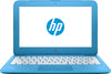 HP Stream 11-ah111wm 11.6" HD (Non-Touch) Netbook, Intel Celeron N4000, 1.10GHz, 4GB RAM, 32GB eMMC, Windows 10 S 64-Bit, Aqua Blue - 4AL61UA#ABA (Certified Refurbished)