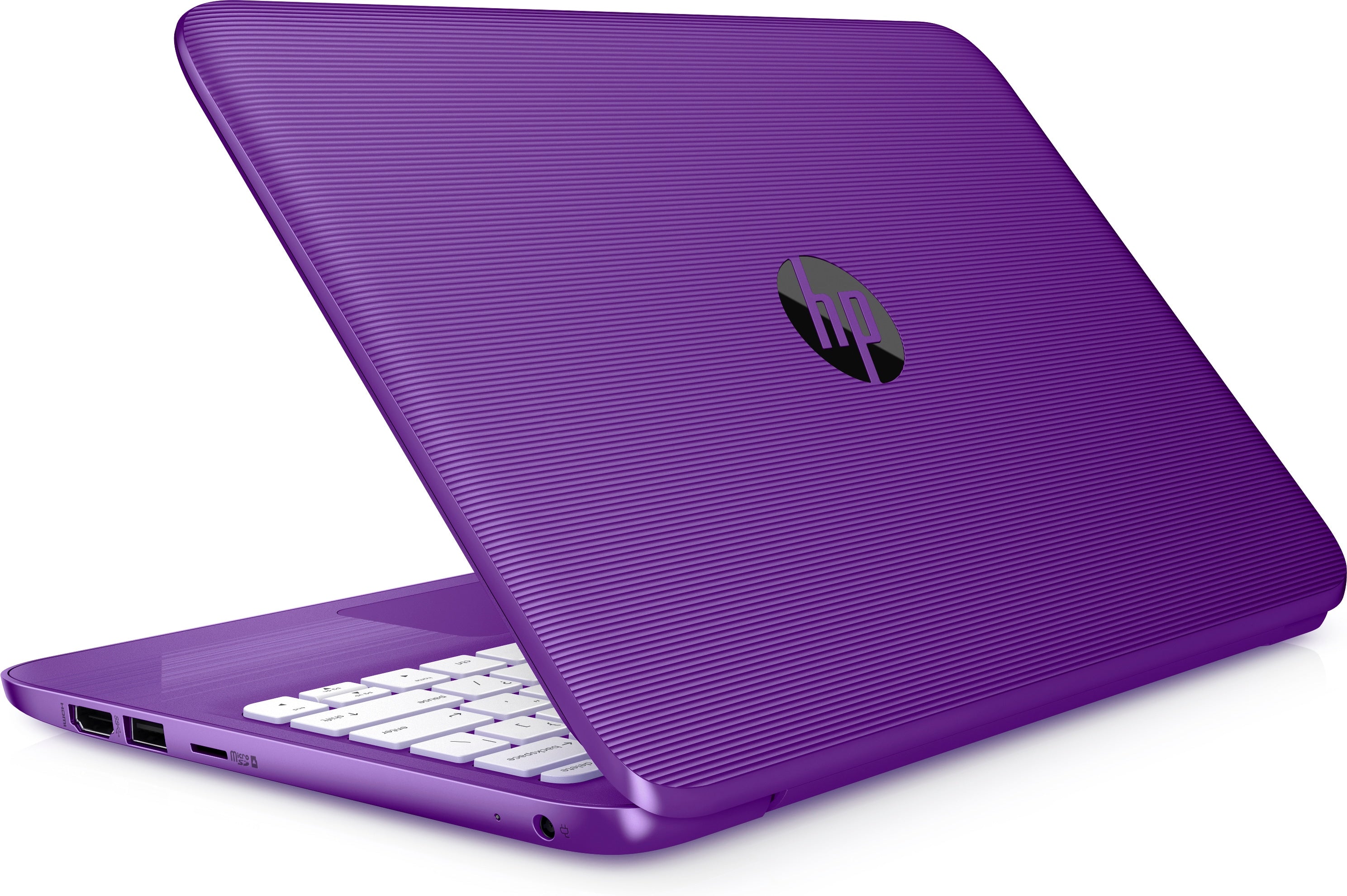 HP Stream 11-ah020nr 11.6" HD (Non-Touch) Notebook, Intel Celeron N3060, 1.60GHz, 4GB RAM, 32GB eMMC, Windows 10 Home in S mode - 5MP94UA#ABA